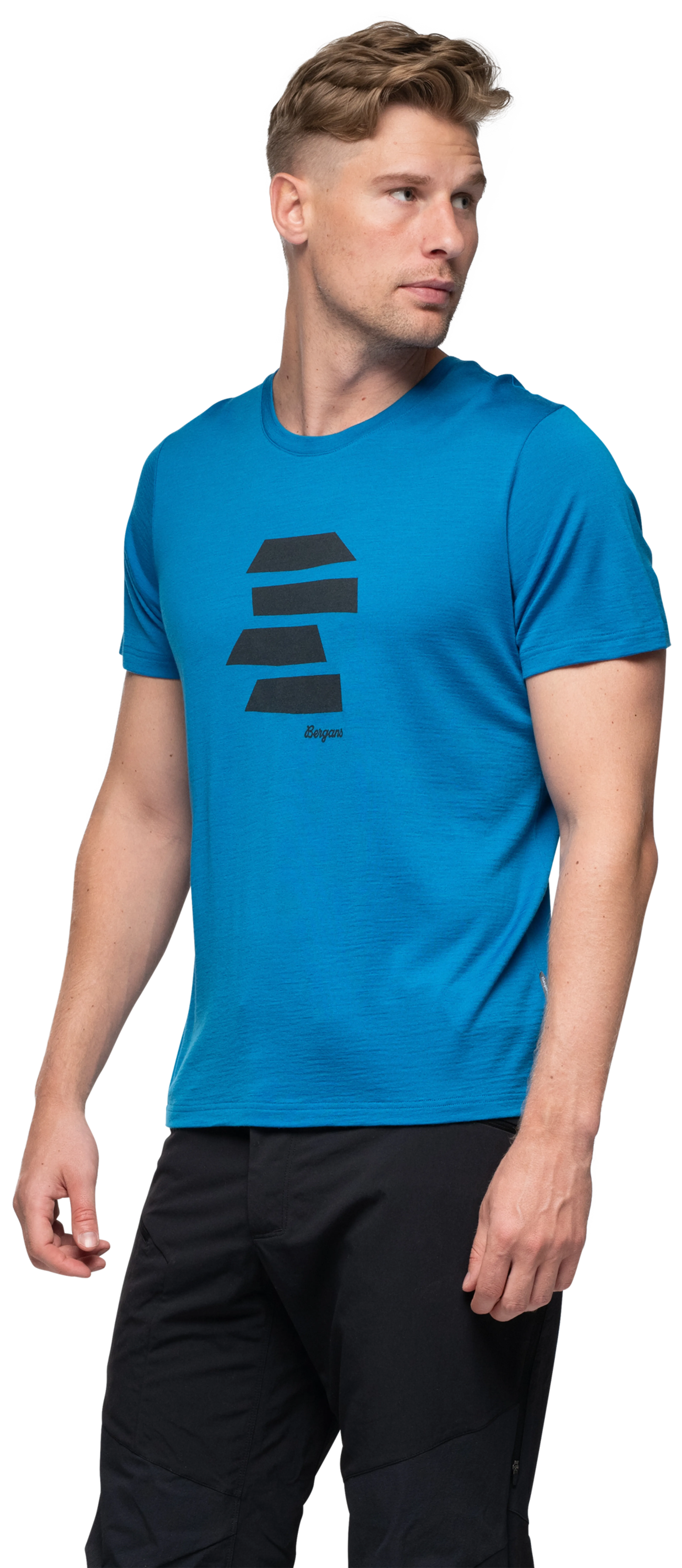 Rabot Mount Wool Tee Men Rabot Mount Wool Tee Men
