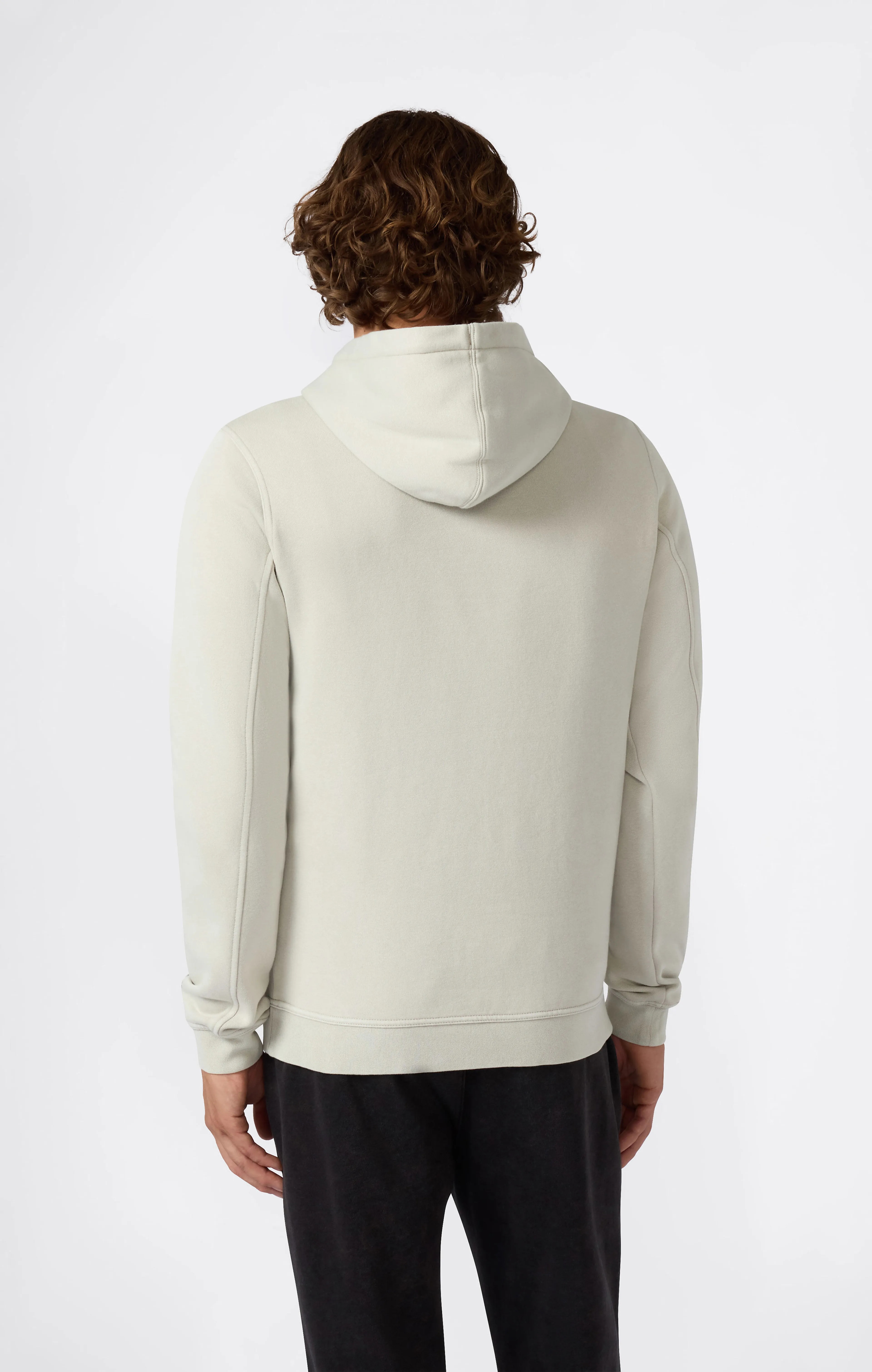 Washed hooded sweatshirt Men