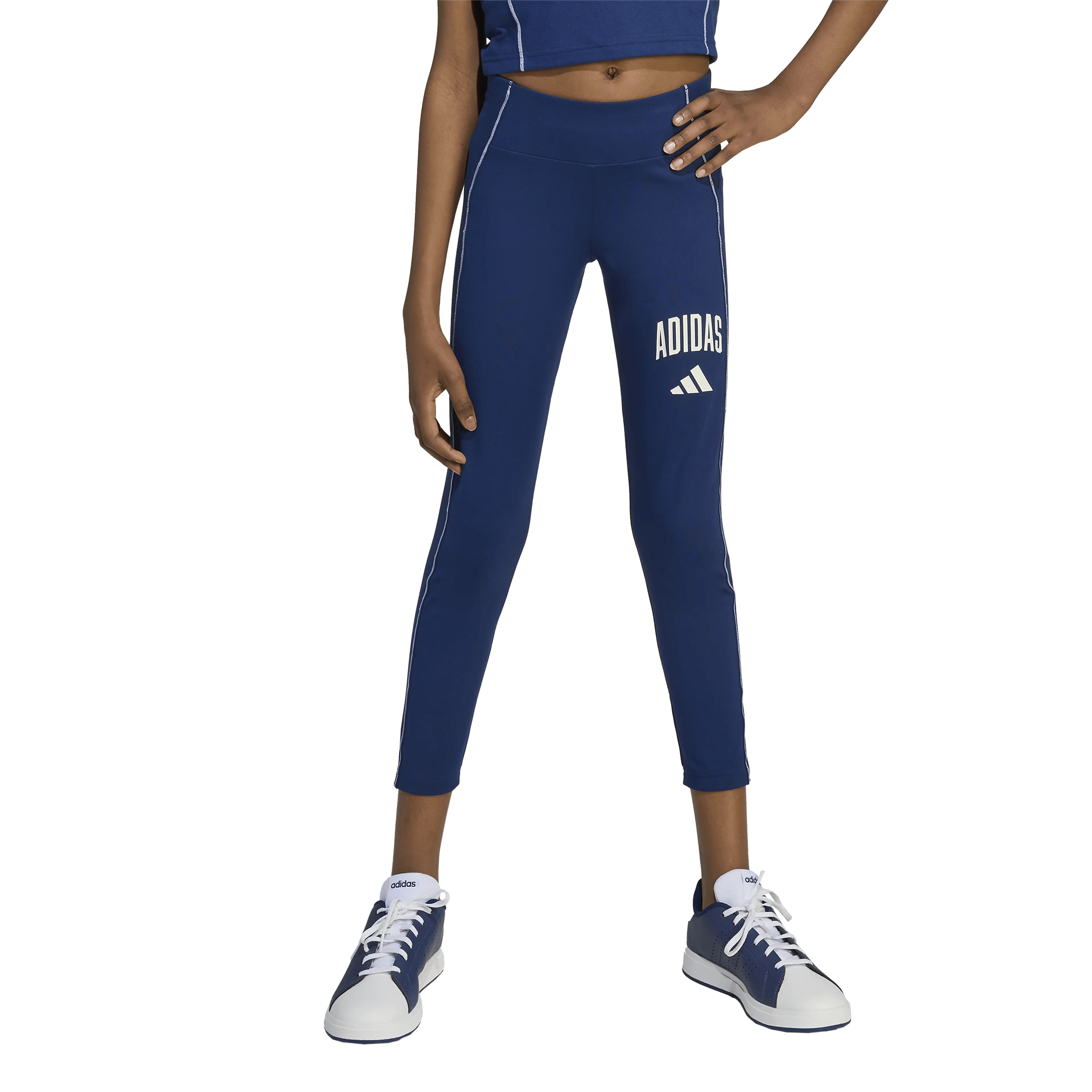 Train Essentials Collegiate Print Leggings Junior