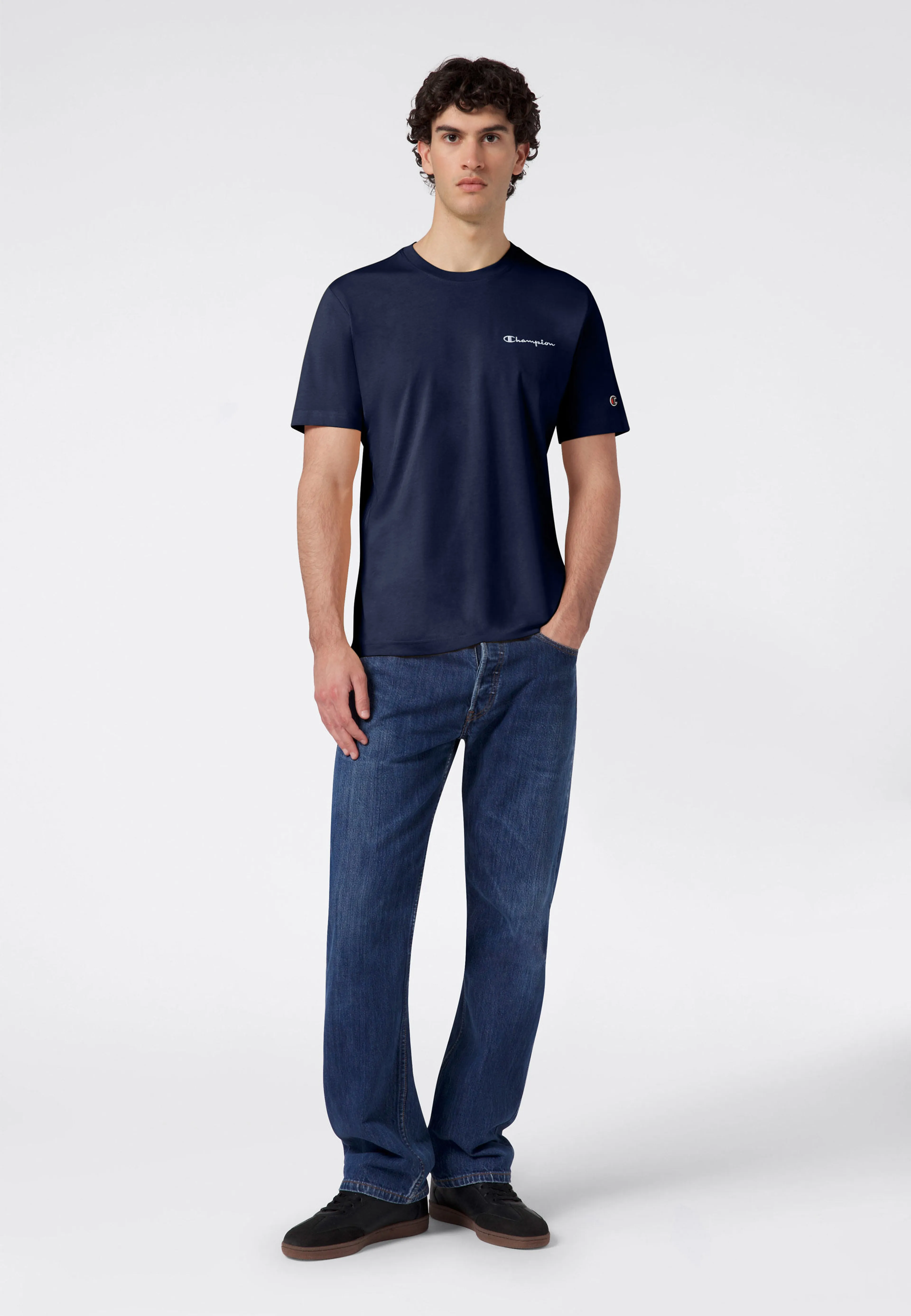 SS Tee small contrast logo mens