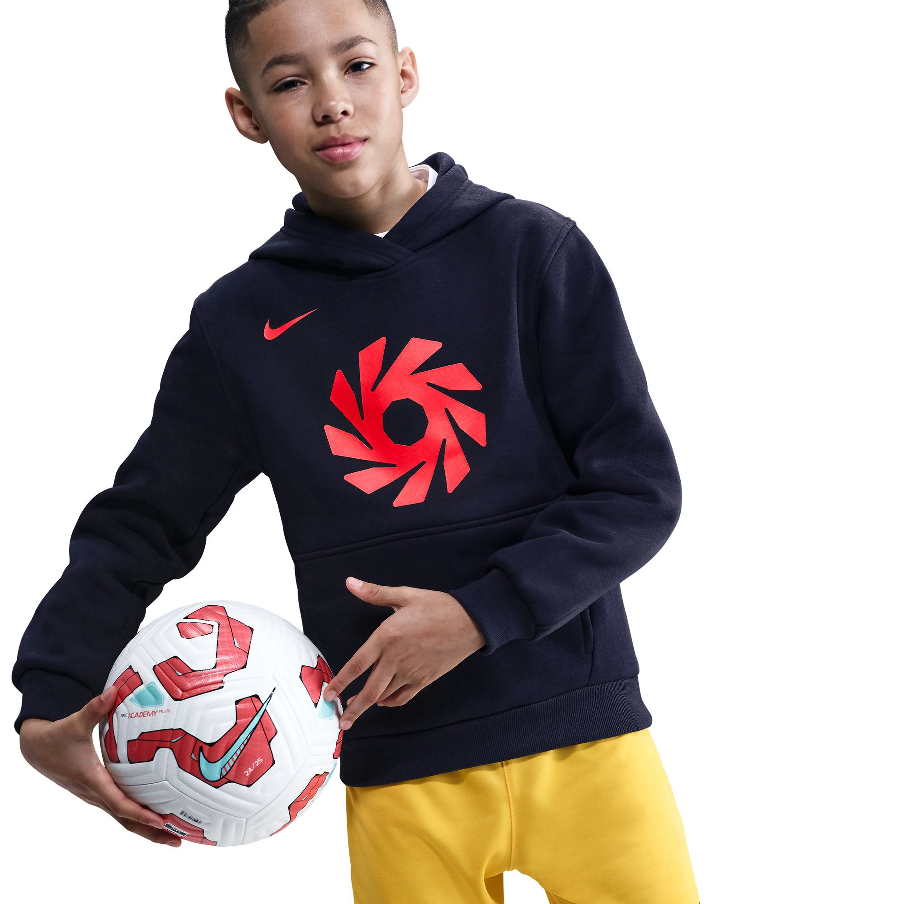Erling Haaland Club Fleece Big Kids' Soccer Hoodie