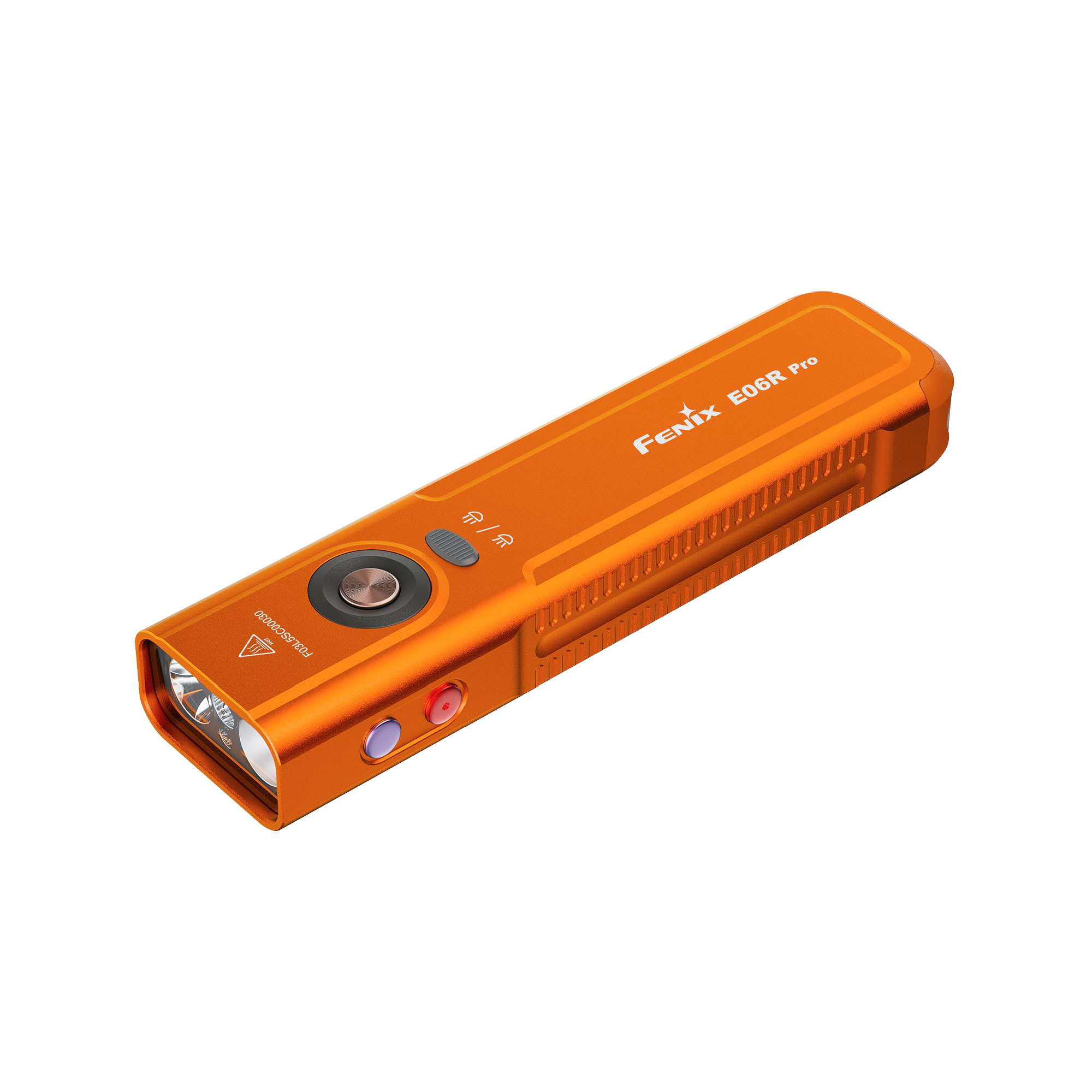 FENIX E06R PRO LYKT ORANGE 1600lm LED/UV/LASERPEKER