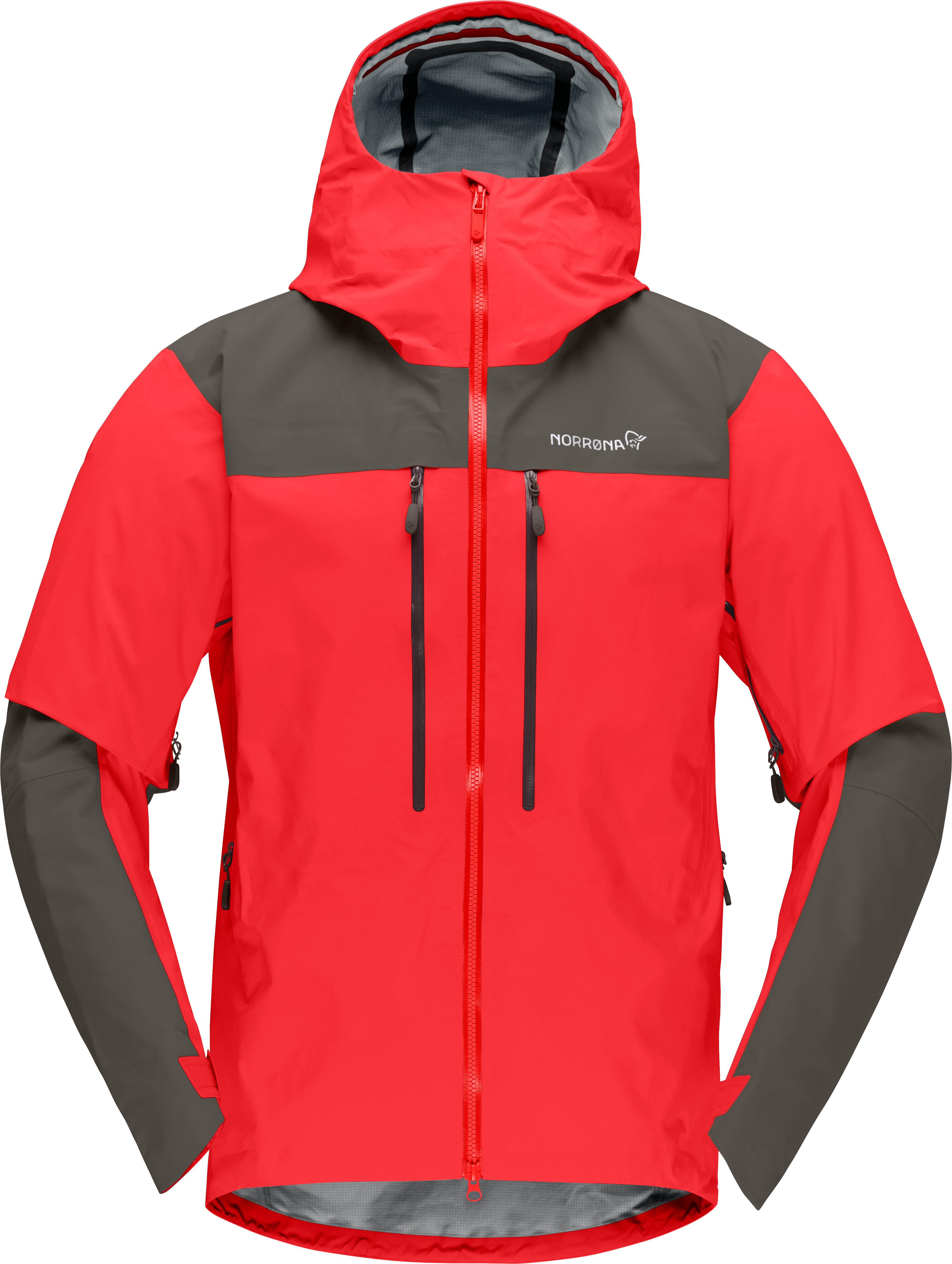 Shuta Sanga　シュナーベル④ NORRØNA trollveggen Gore-Tex Pro light Jacket M's Flame Scarlet