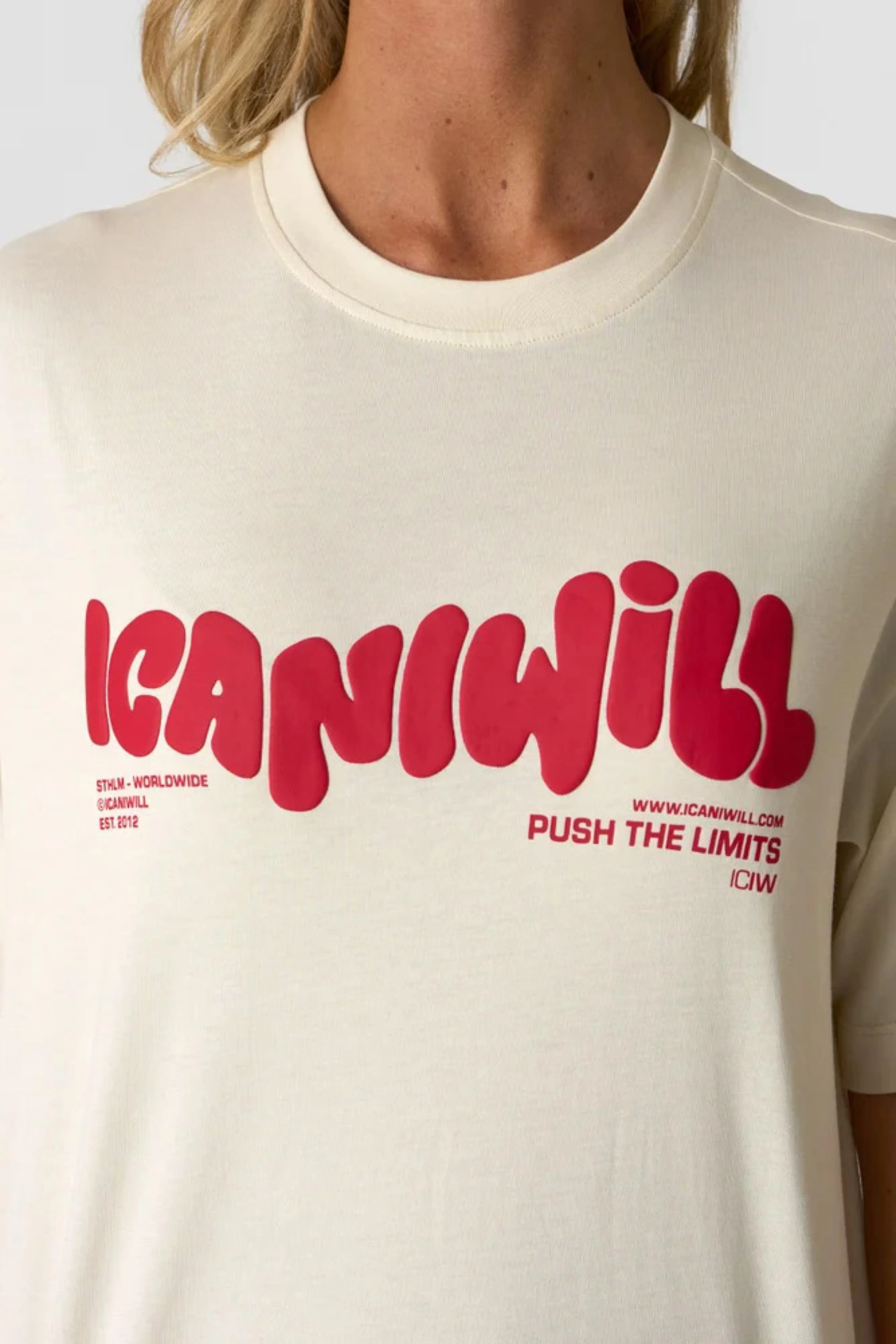 Everyday Oversized Cotton T-shirt Print W