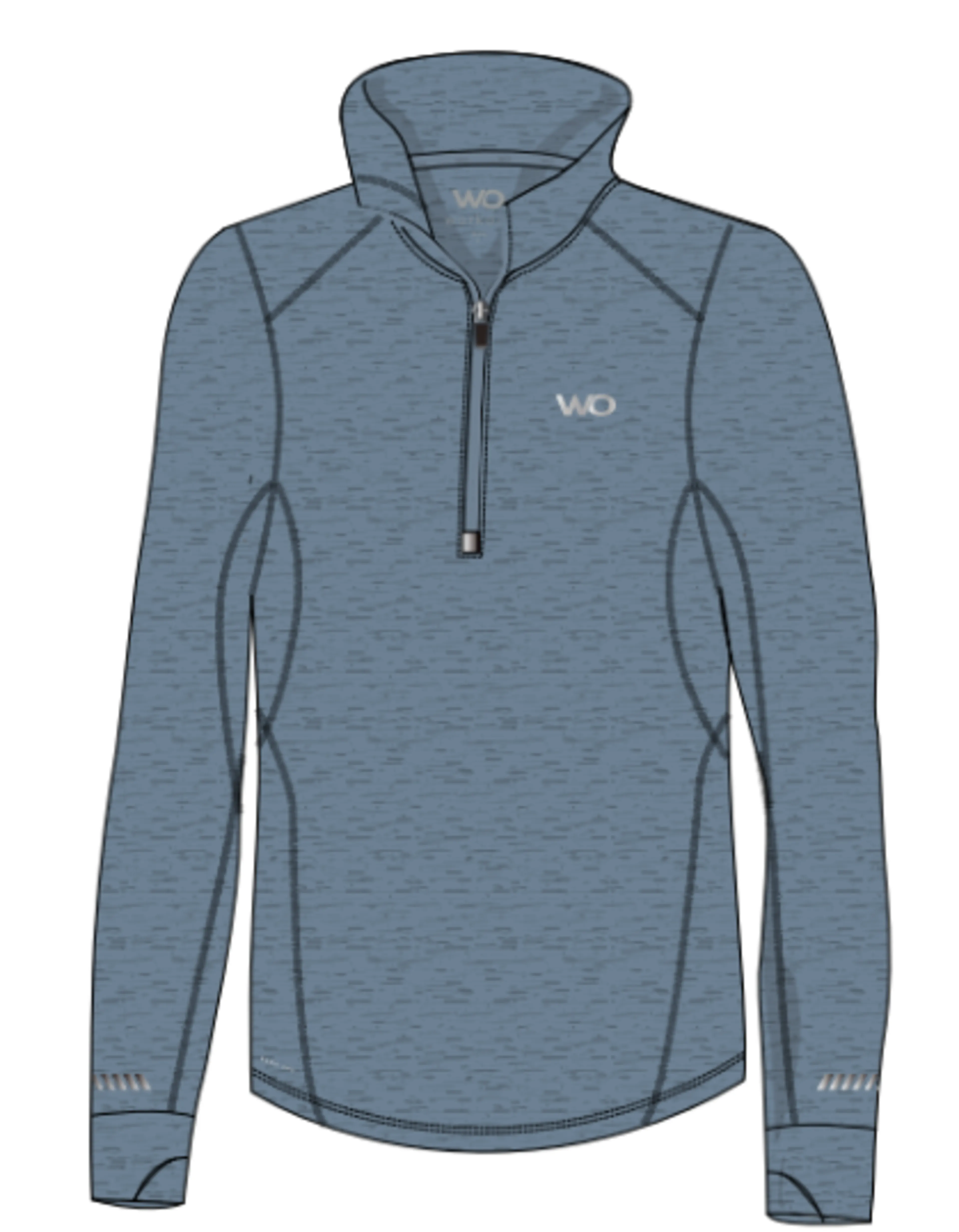 Hillon Melange Midlayer Herre