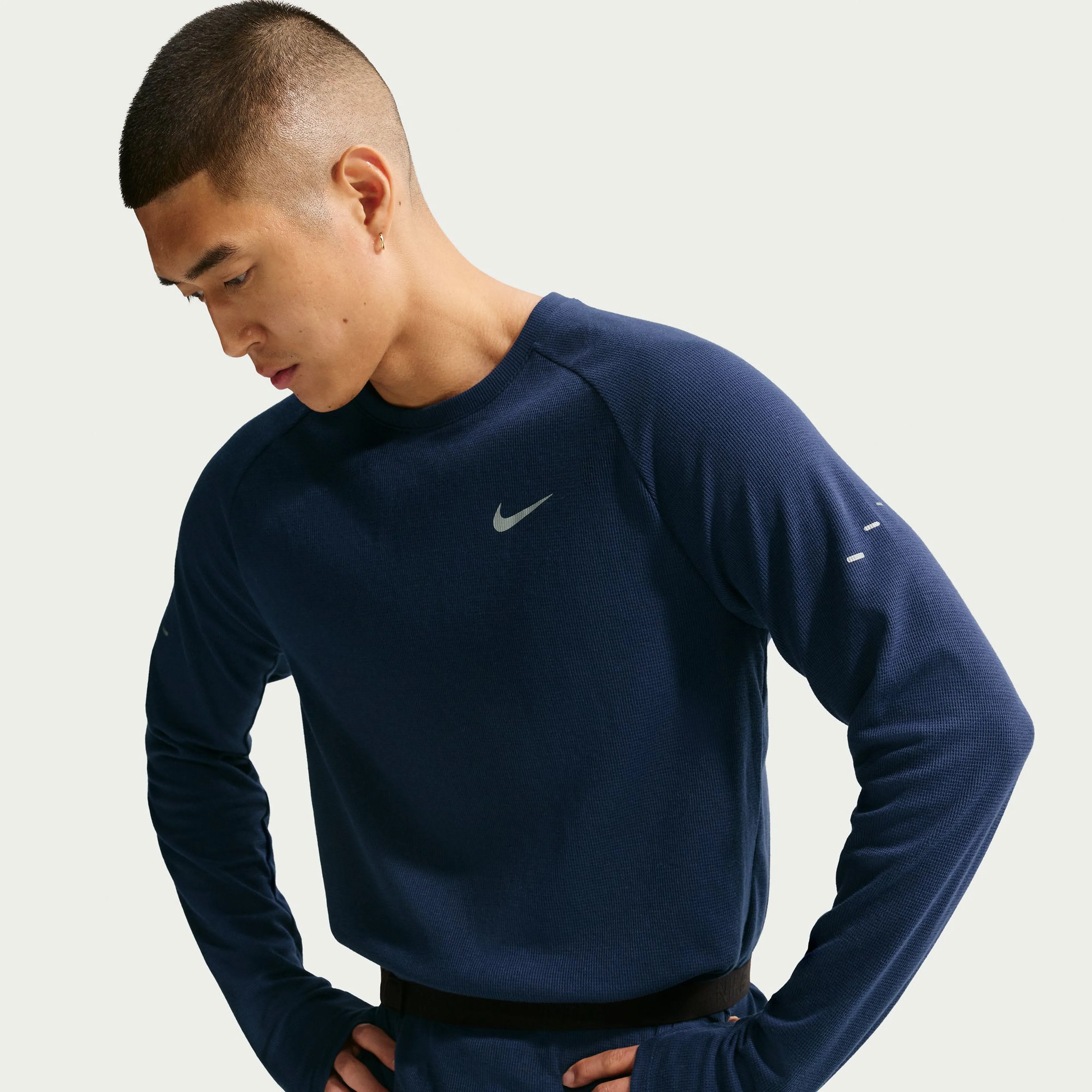 Stride Men's Dri-FIT Running Waffle Crew