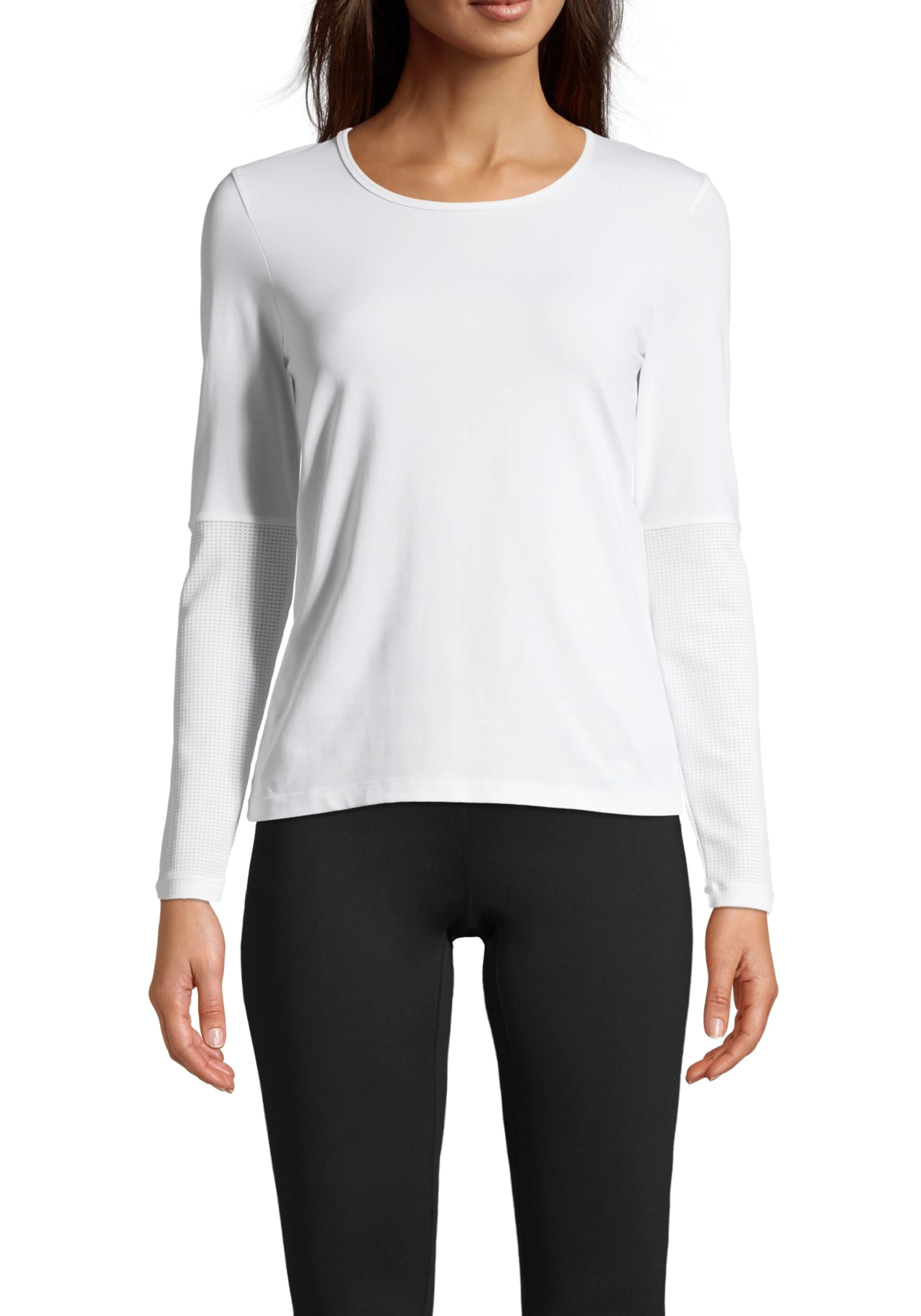 Essential Mesh Detail Long Sleeve treningsgenser dame