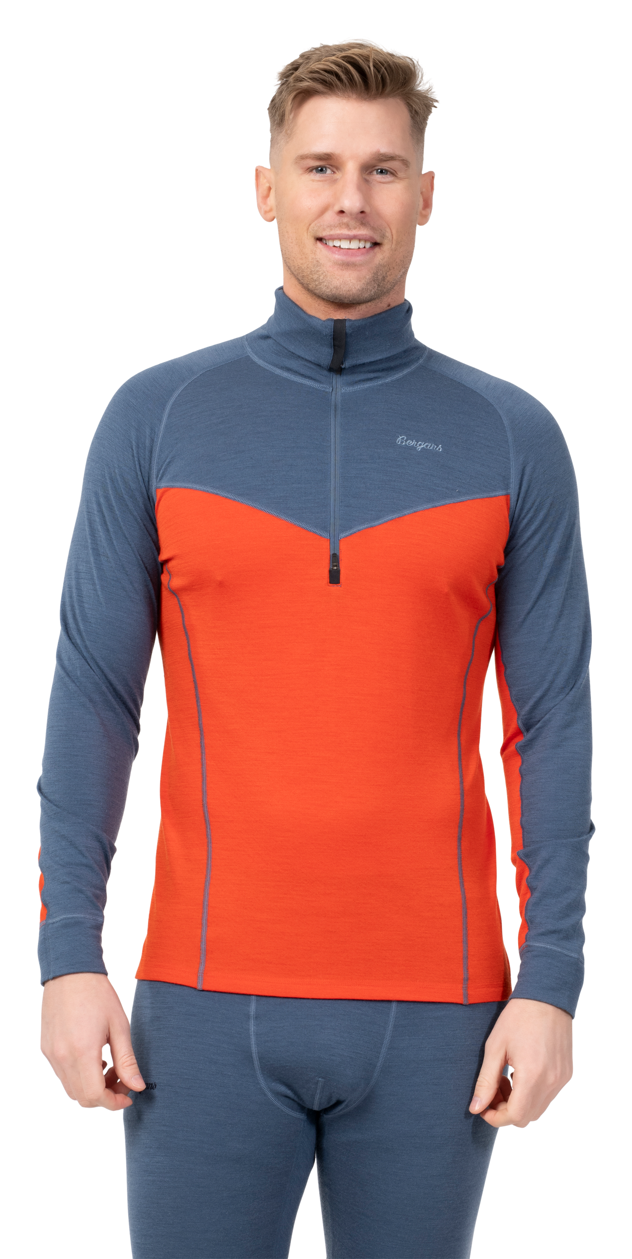 Inner:Dual Merino Half Zip Men