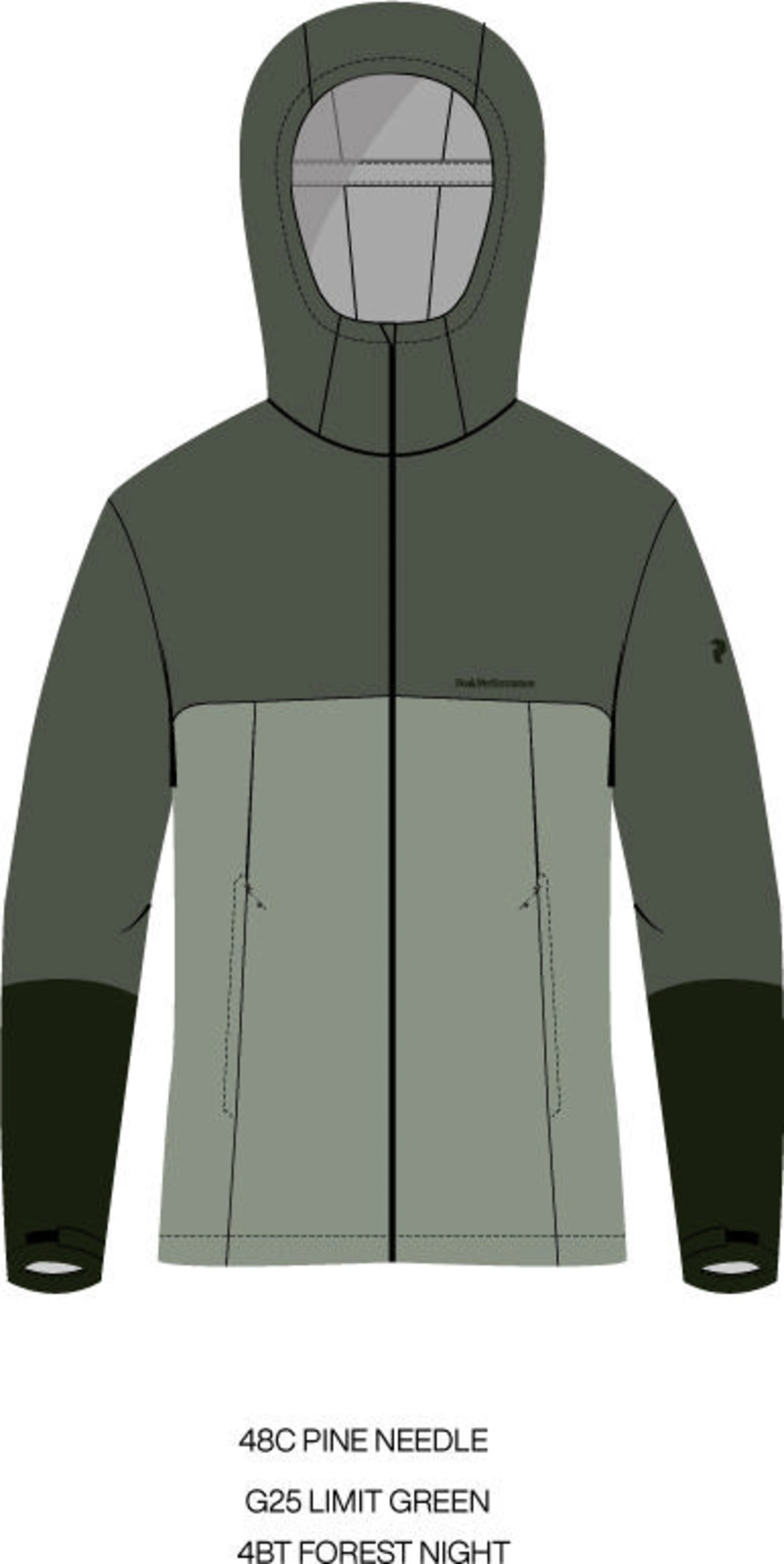 Trail Hipe skalljakke herre