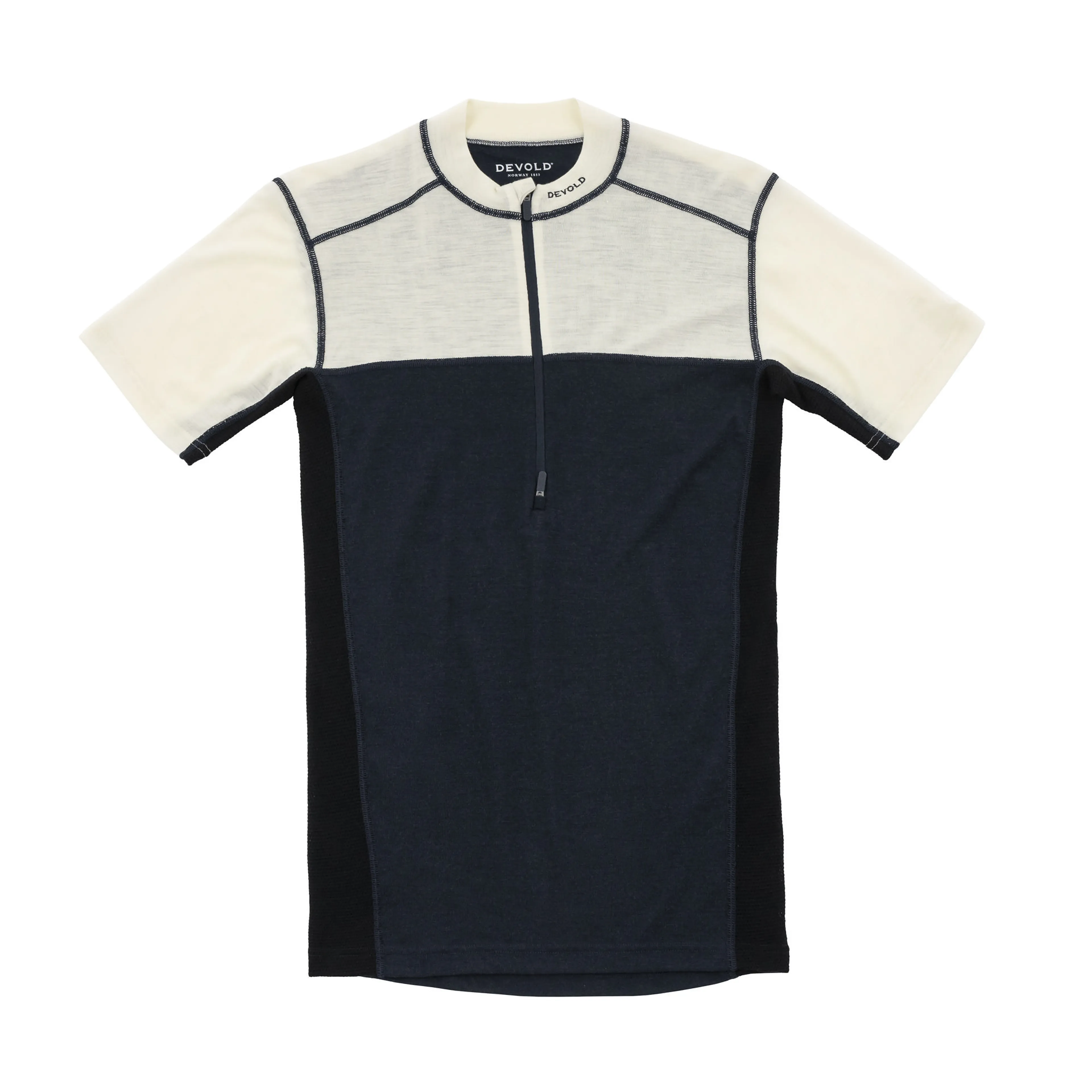 LAUPAREN MERINO 190 ZIP TEE MAN