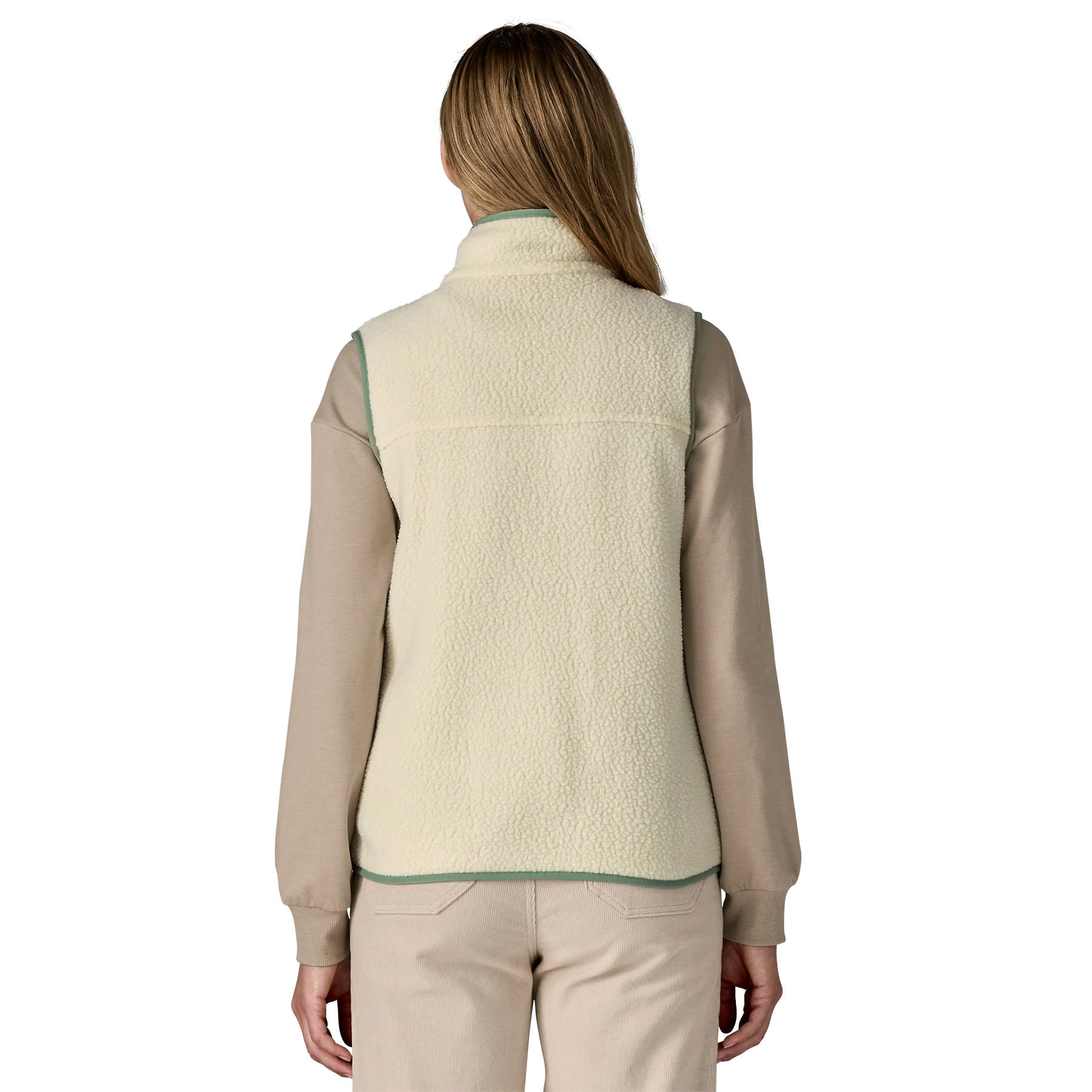 Retro Fleece Vest Dame