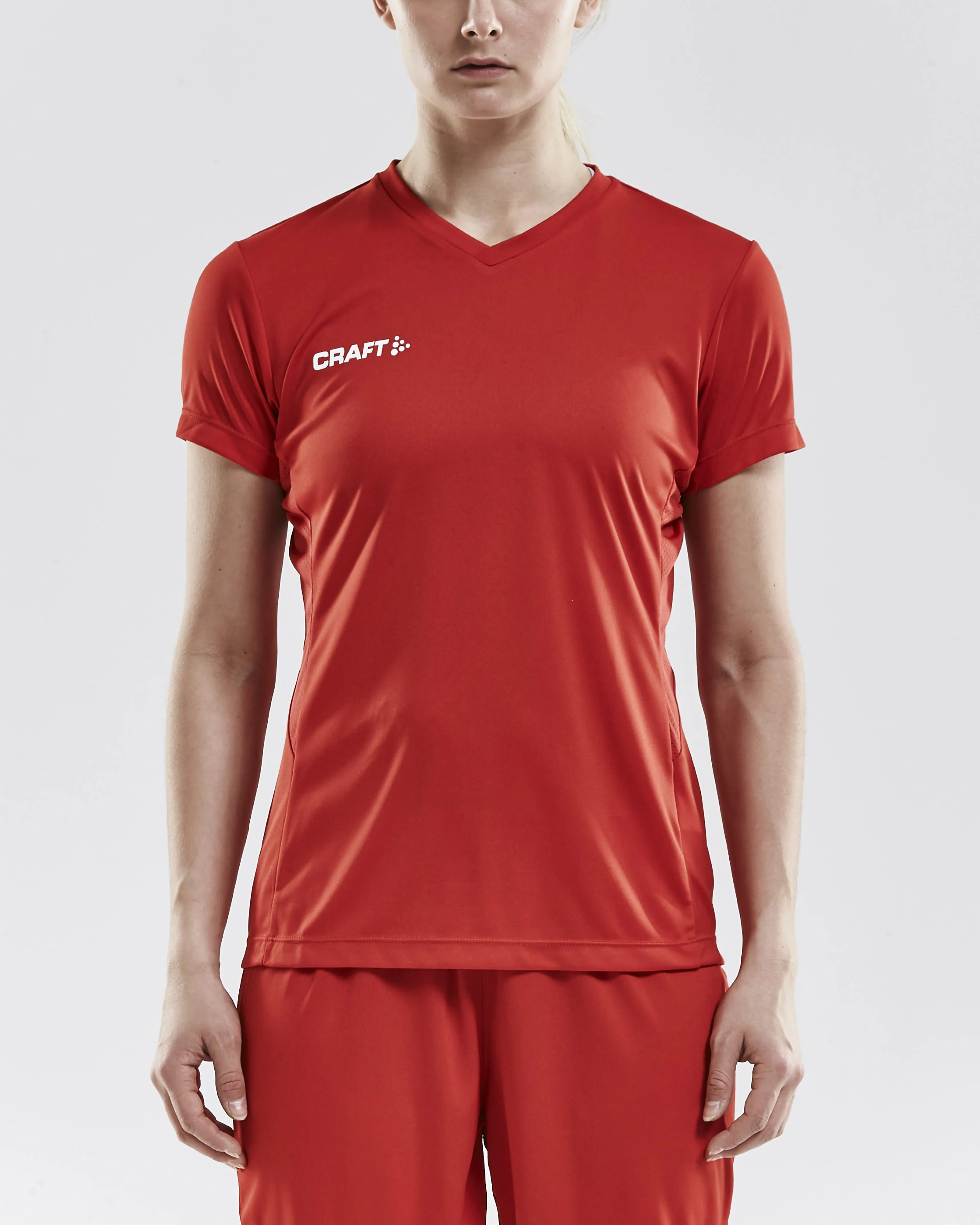 Squad Jersey Solid teknisk t-skjorte dame