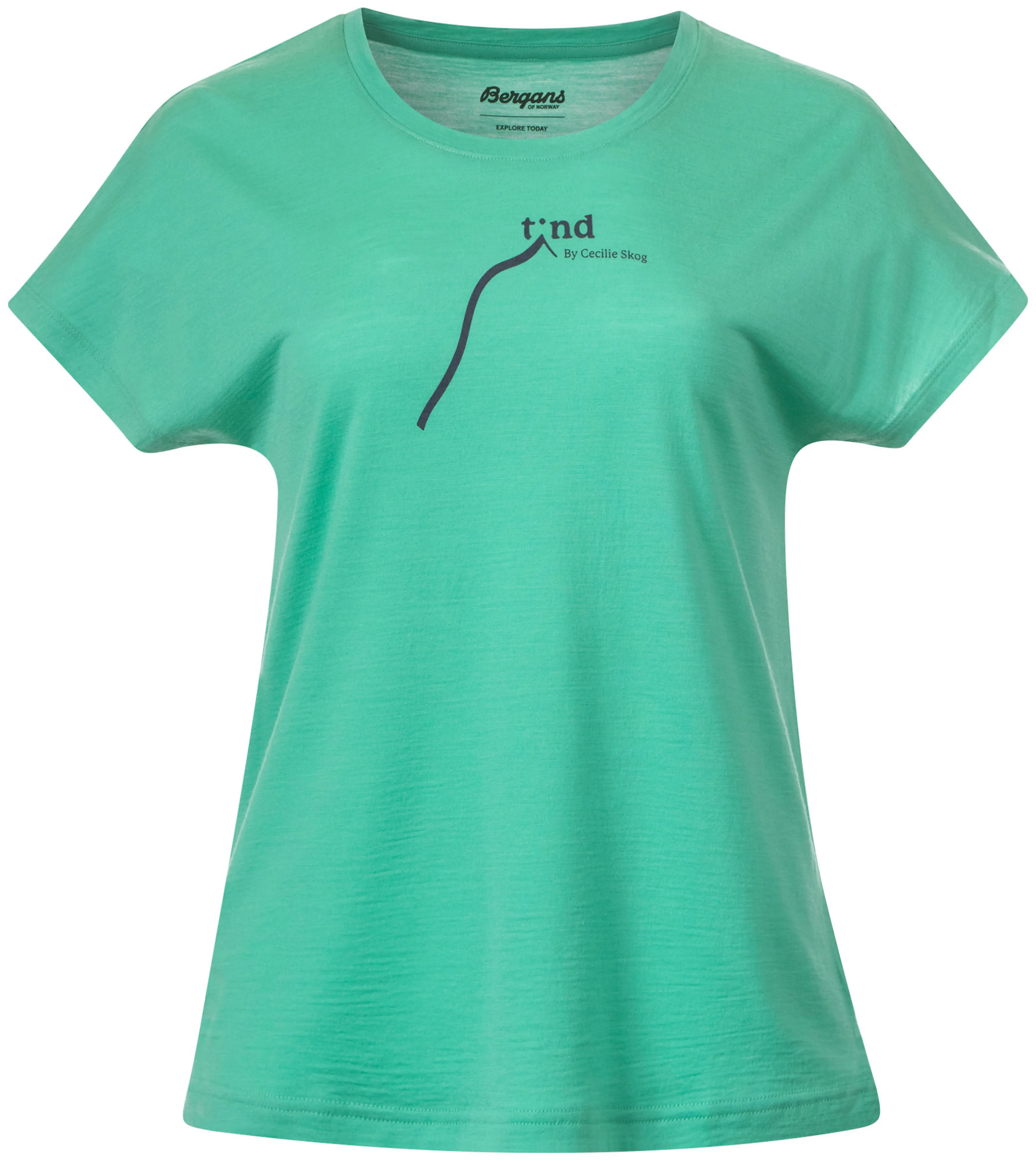 Light Malachite Green/Navy Blue Steep Peak