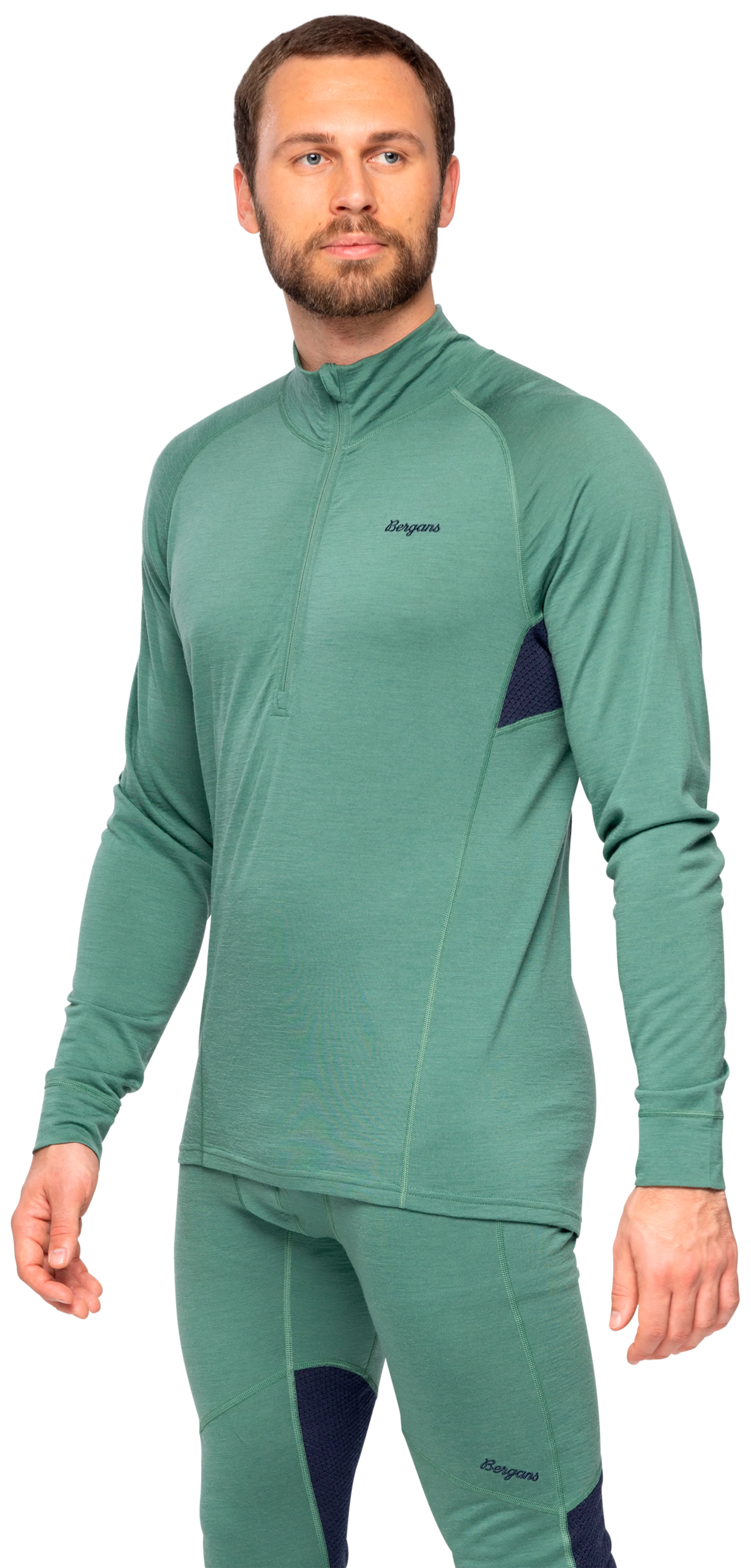 Inner:Pure Merino Half Zip Men