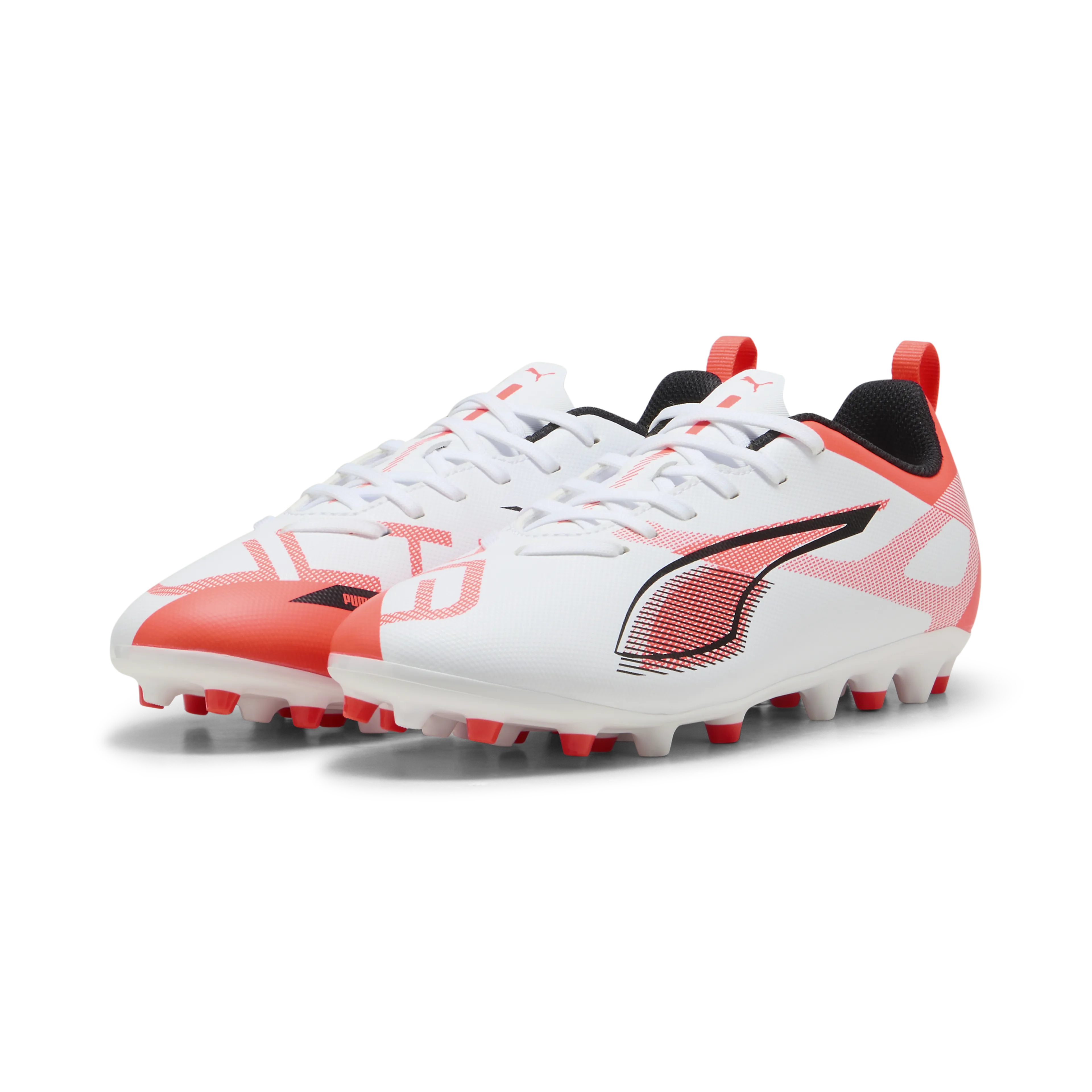 PUMA White-PUMA Black-Glowing Red