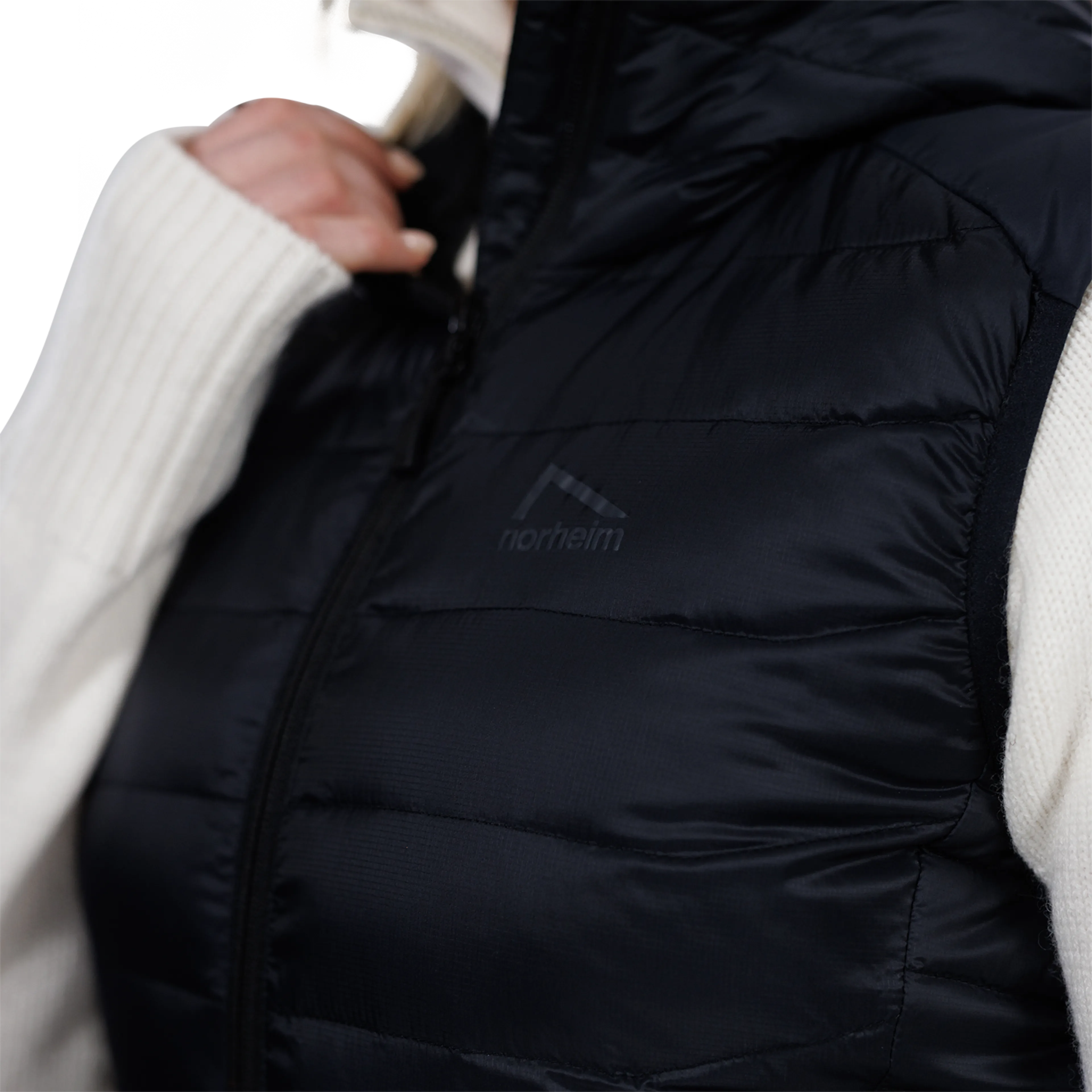 GRANITT PRO DUNVEST M/HETTE dame