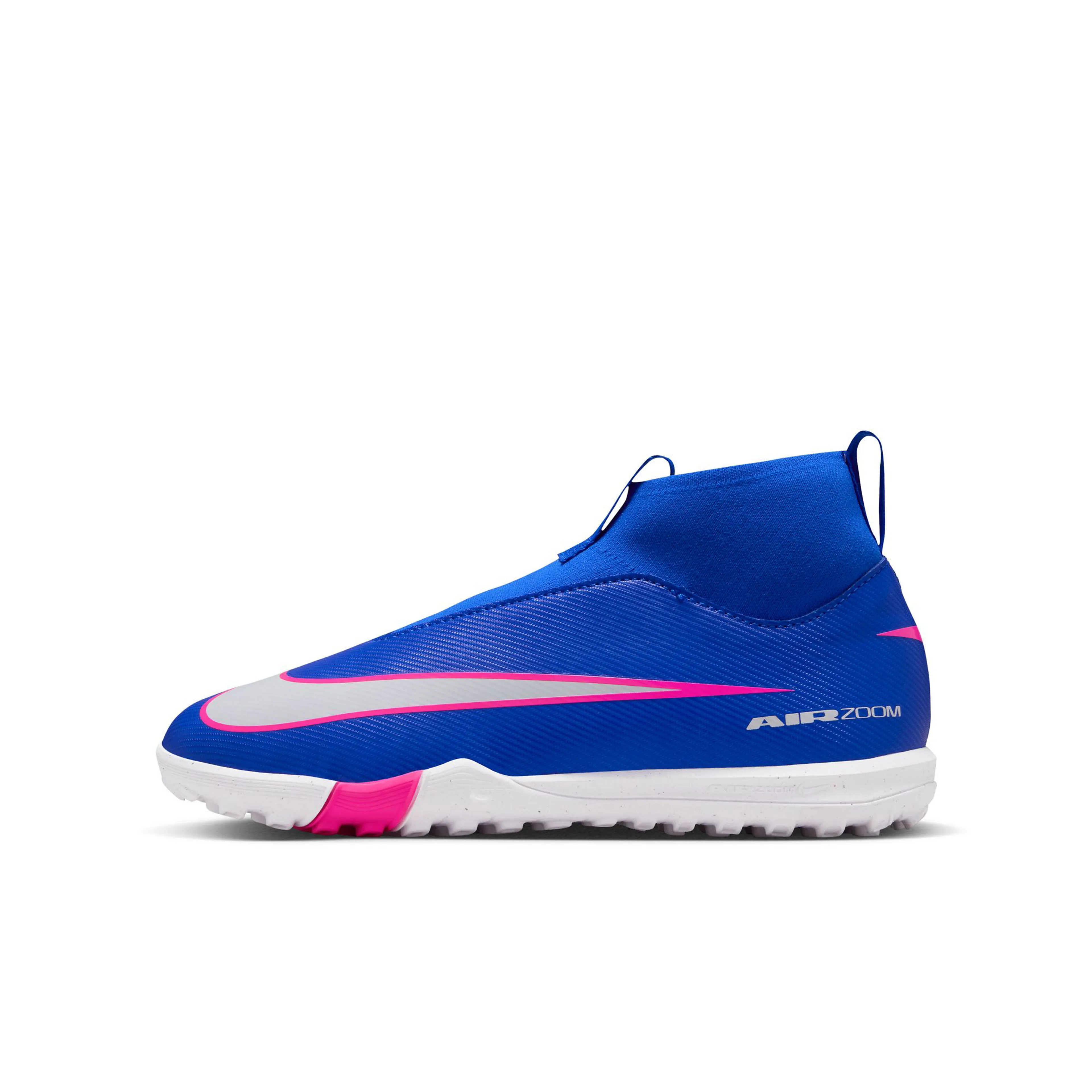 Jr. Mercurial Superfly 10 Academy Little/Big Kids' Turf High-Top Fotballsko Grus/Kunstgress