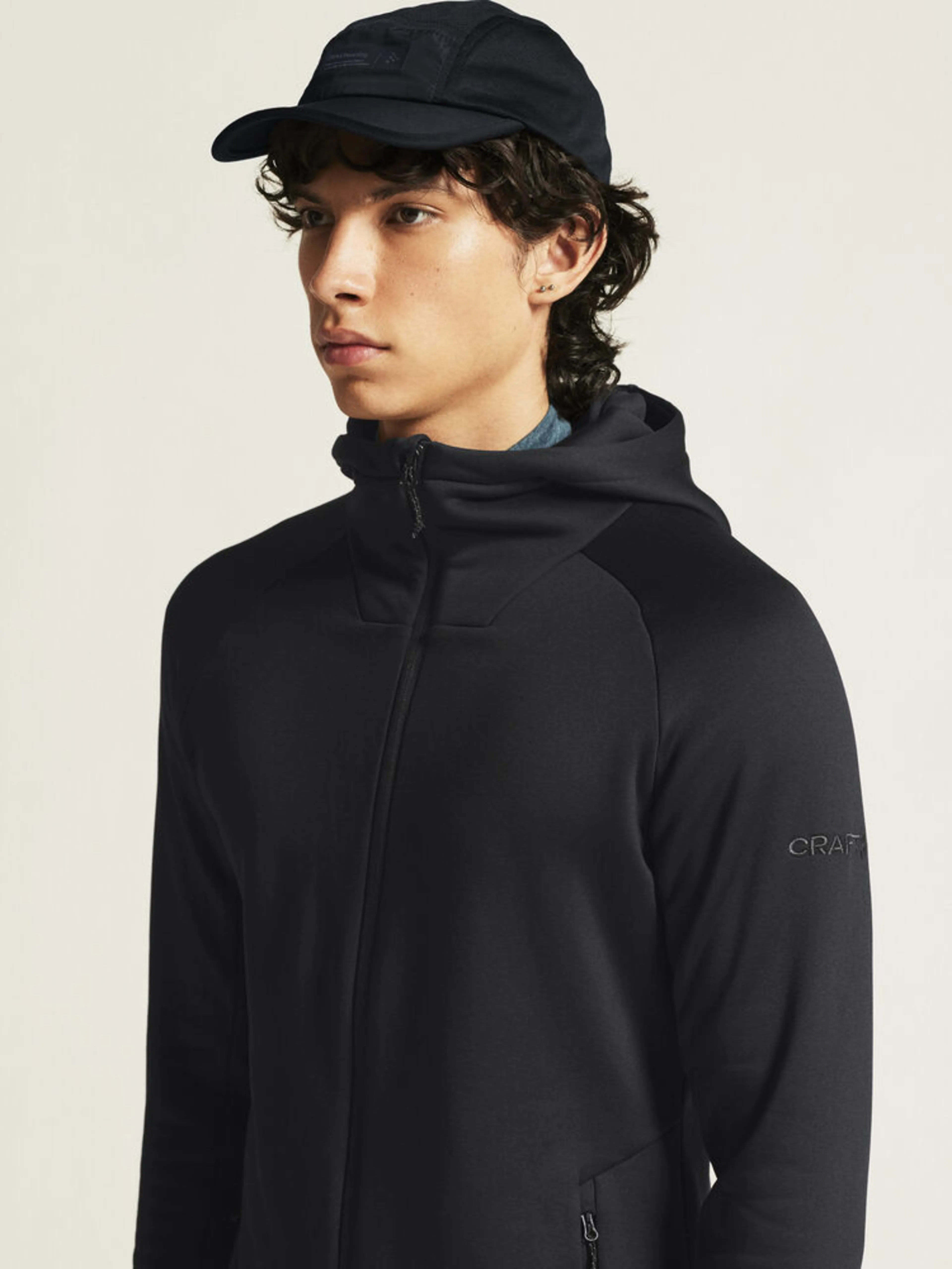 Adv Explore Power Fleece Hood Jkt M Adv Explore Power Fleece Hood Jkt M