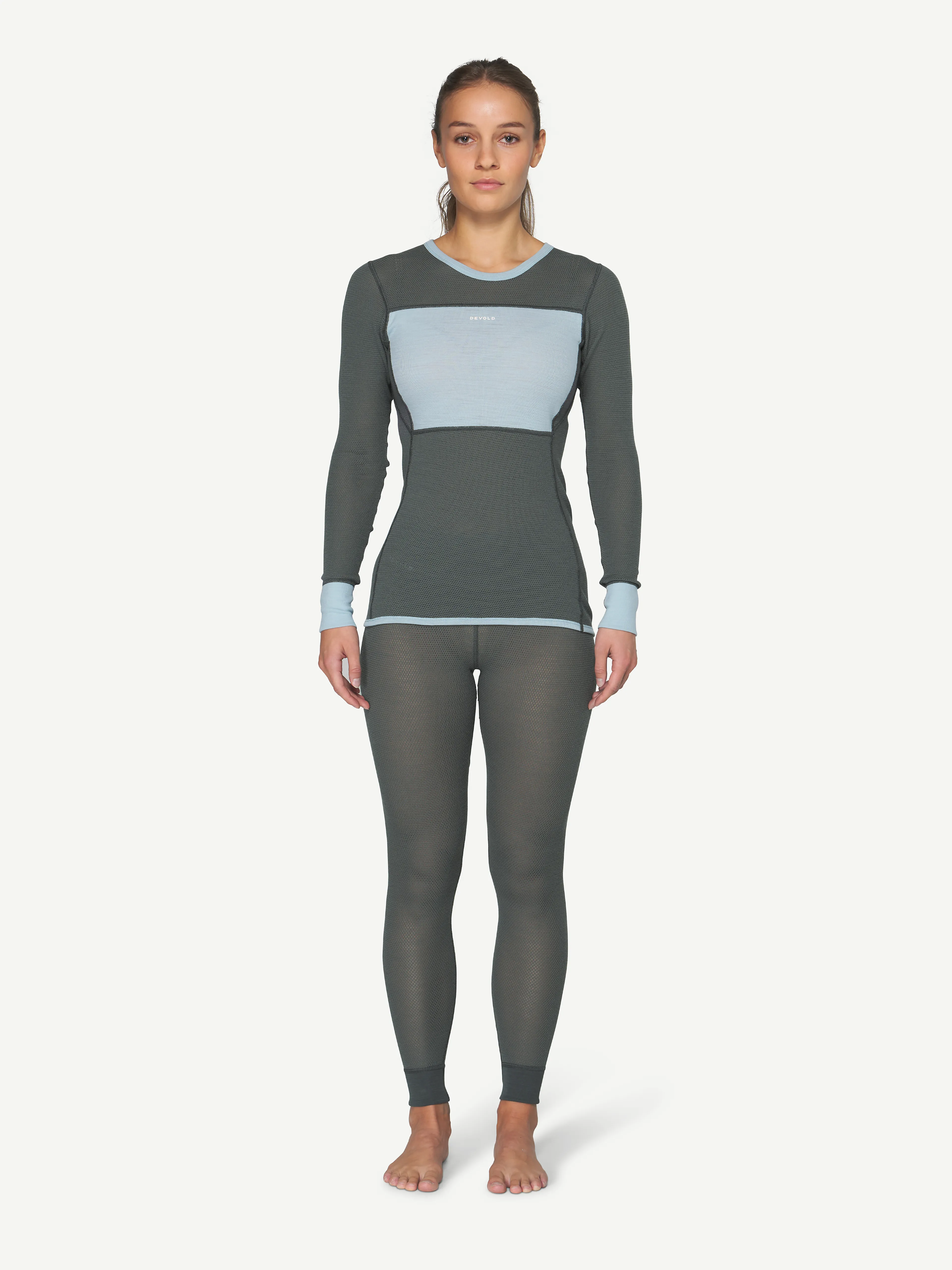 WOOL MESH WOMAN SHIRT