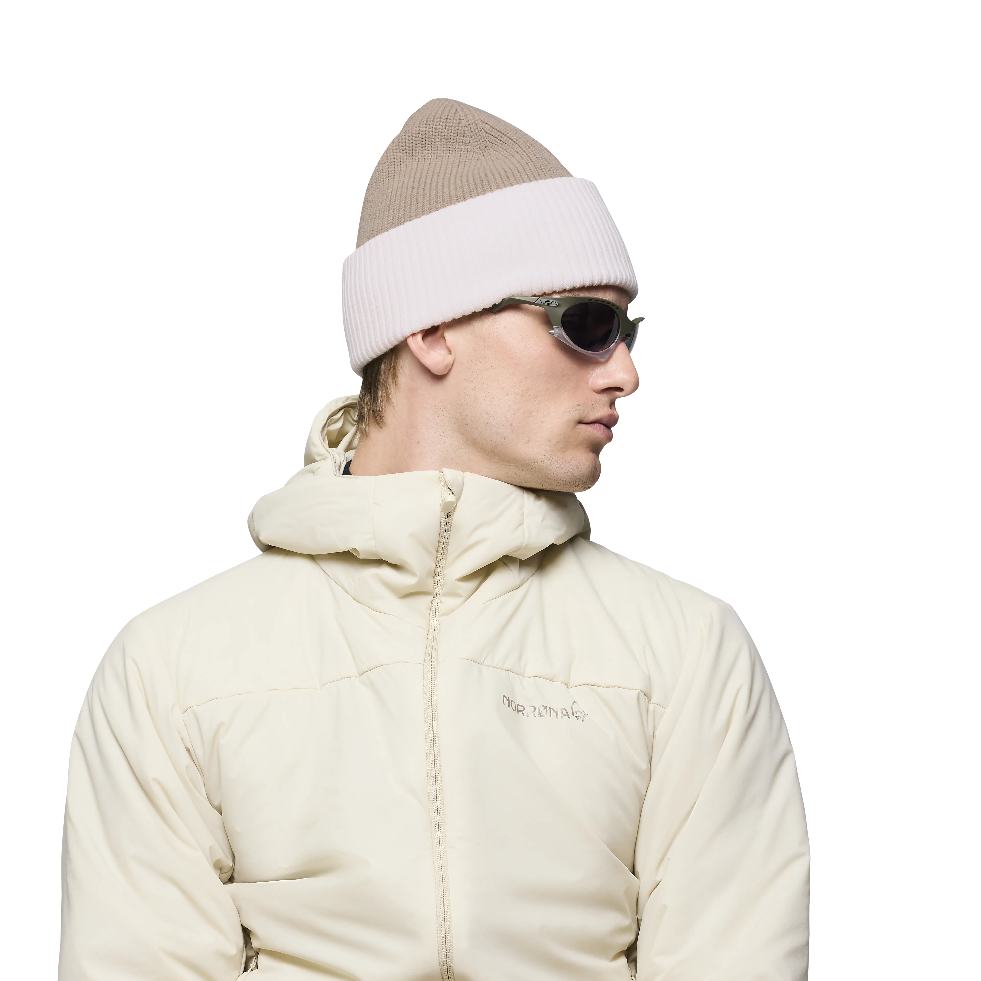 /29 heavy merinoUll contrast Beanie