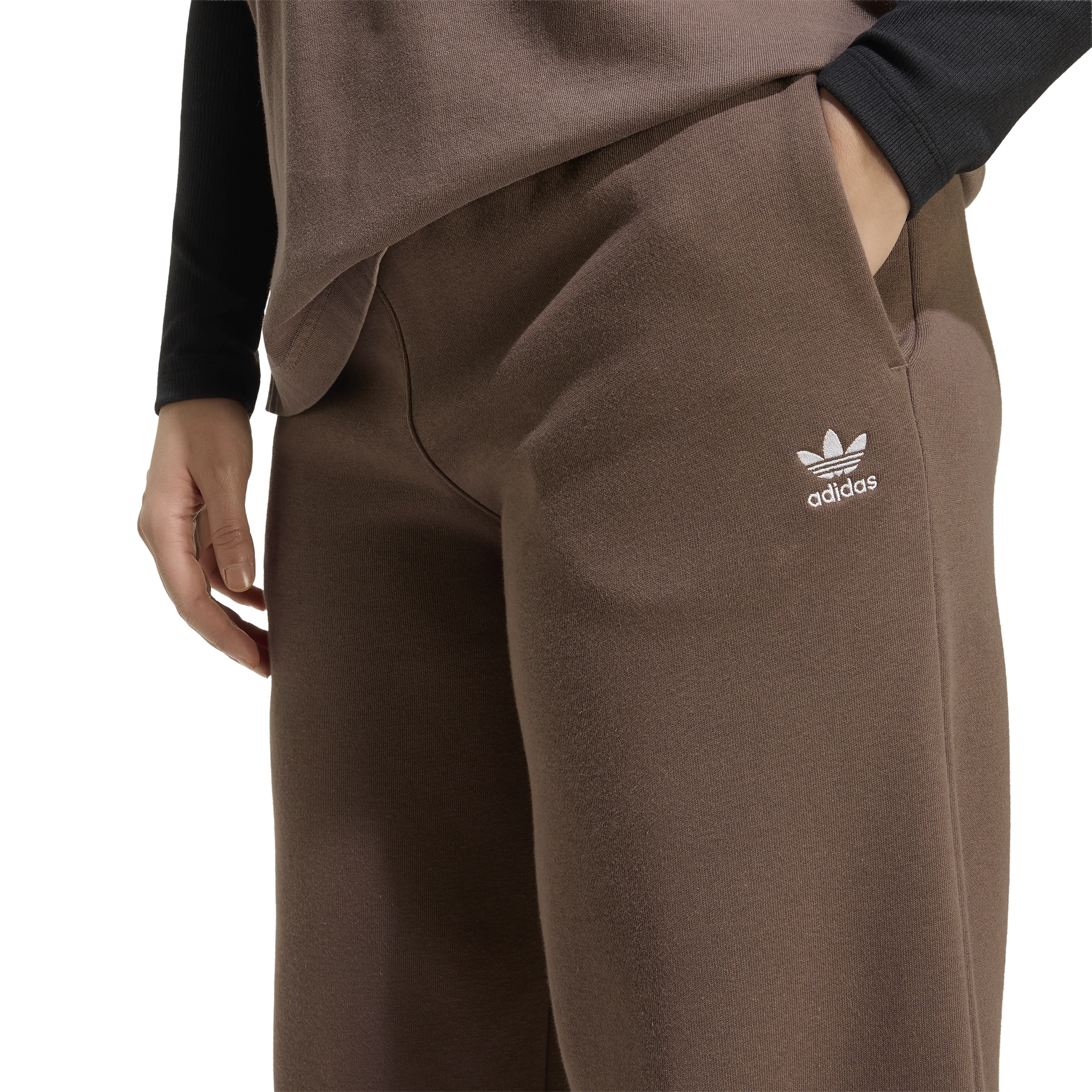 Essentials Wide Leg Pant Fleece Dame