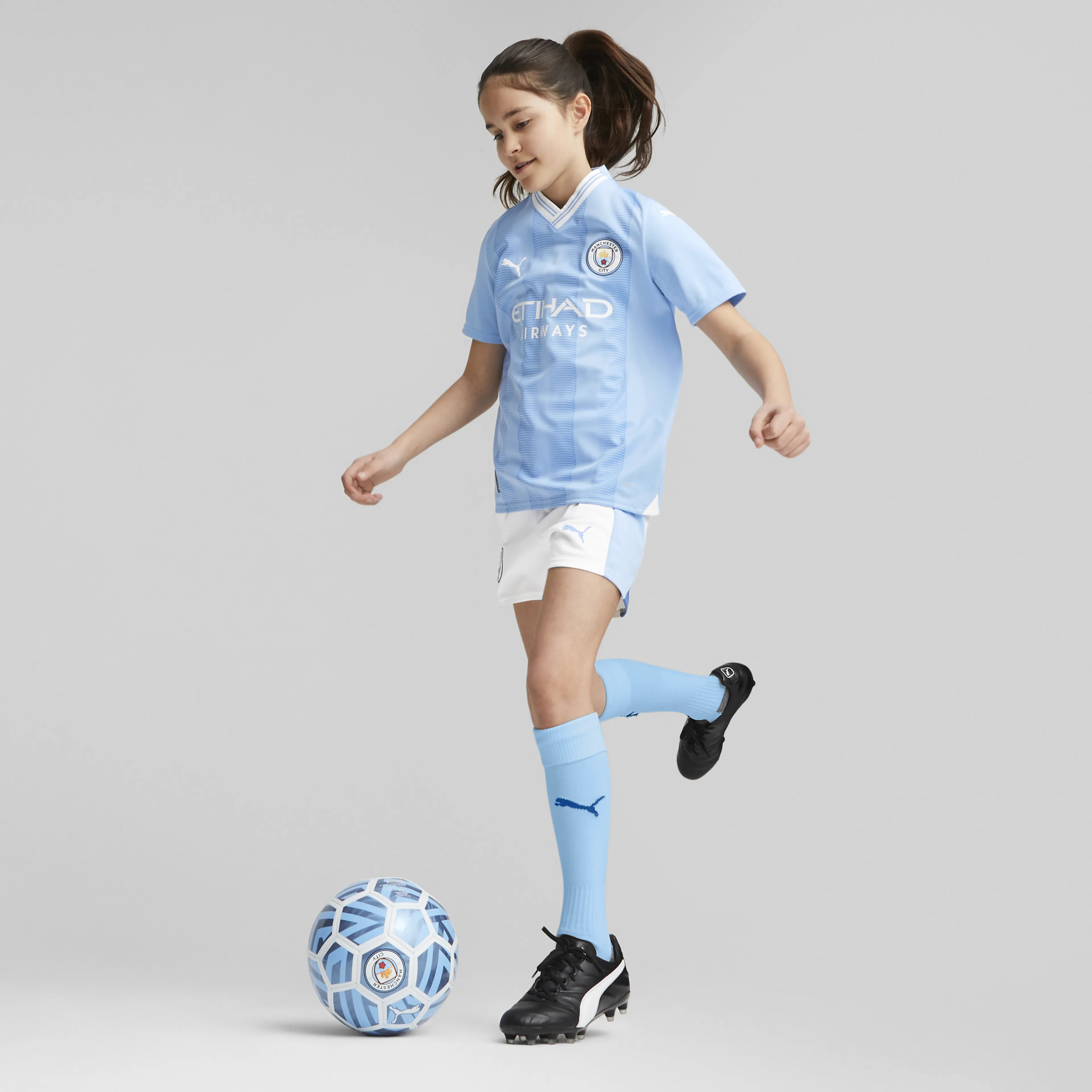 Manchester City Hjemmedrakt Replica 23/24 Junior Manchester City Hjemmedrakt Replica 23/24 Junior