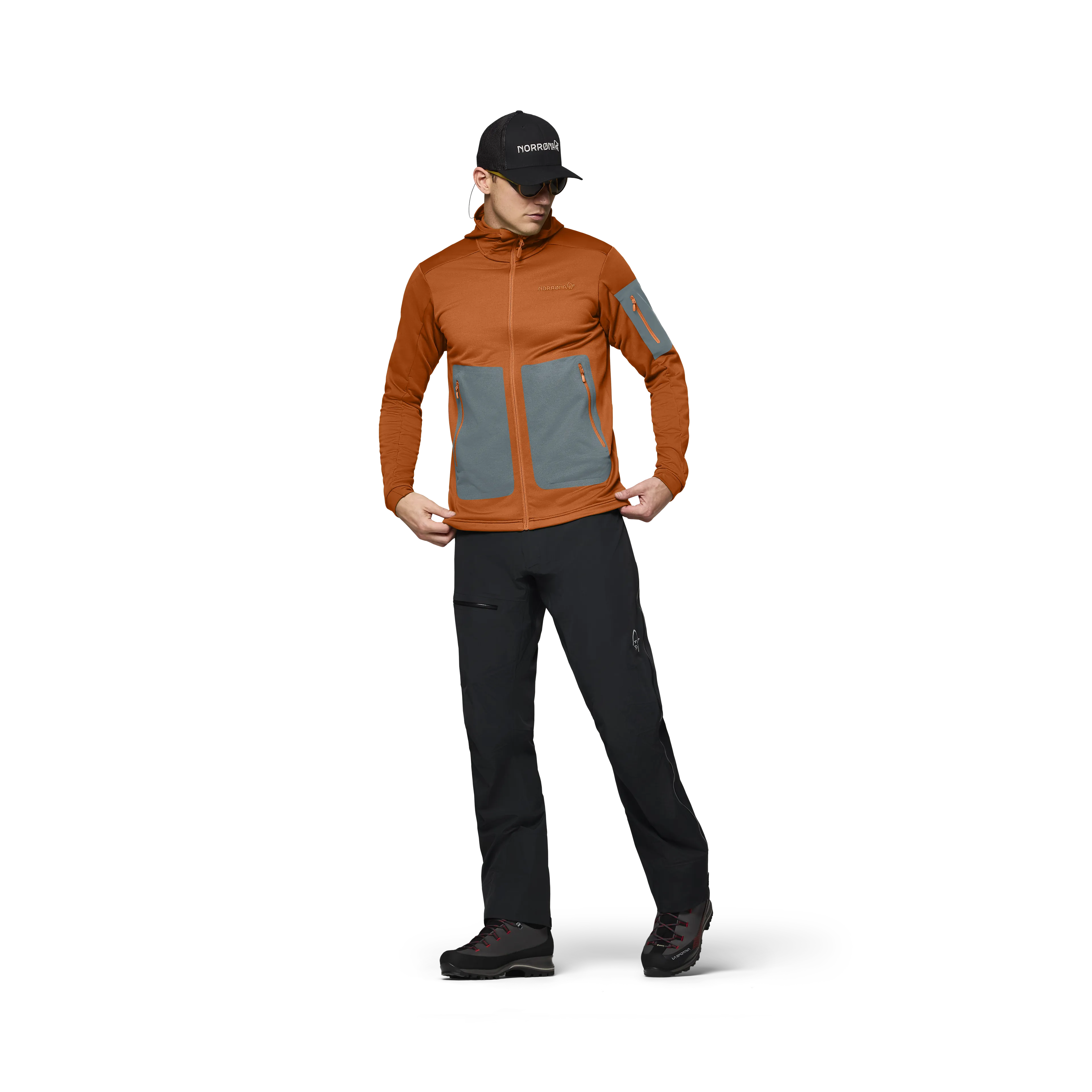 falketind warm2 stretch Hood M's