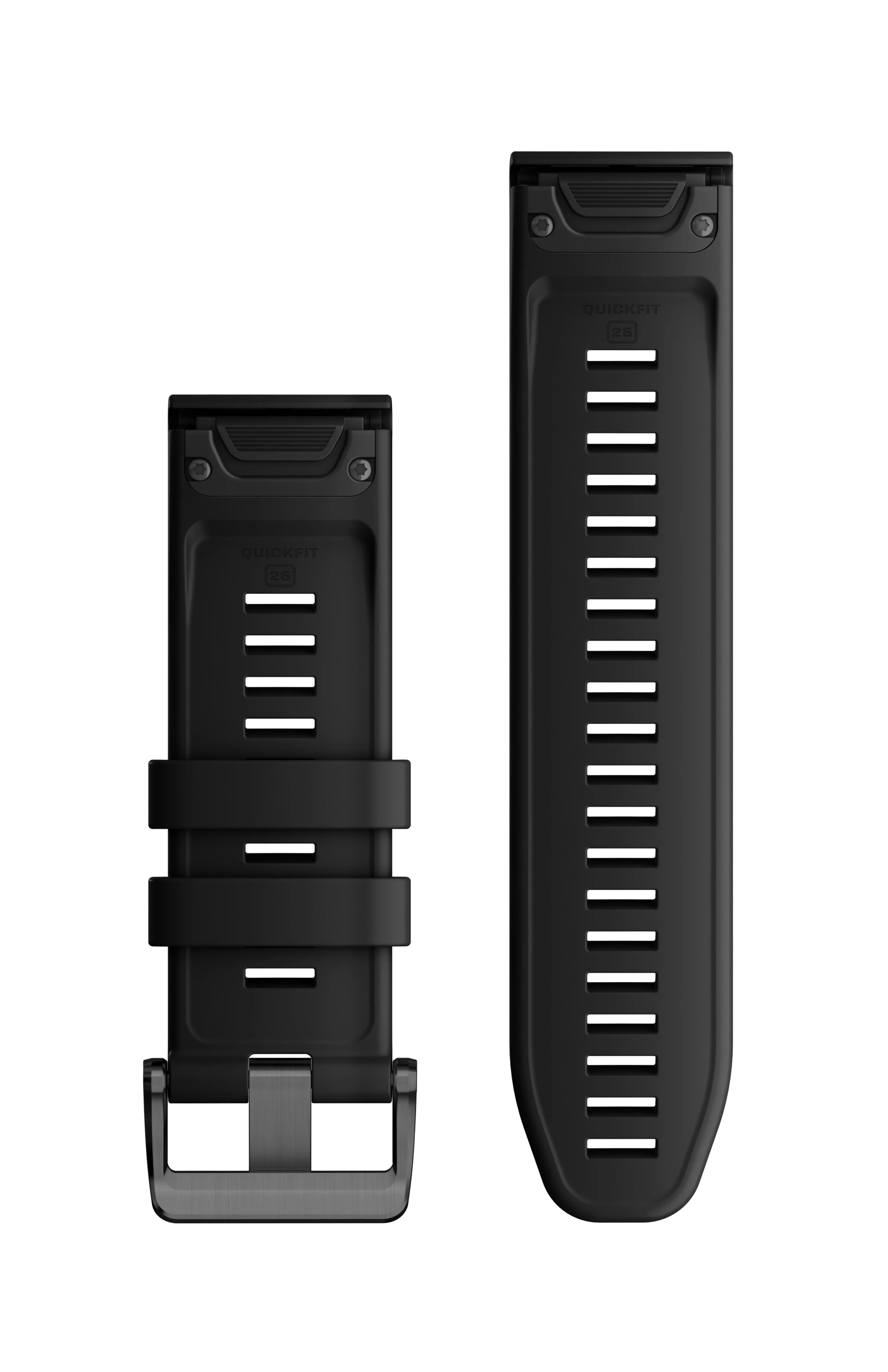 QuickFit 26 mm Black silicone band