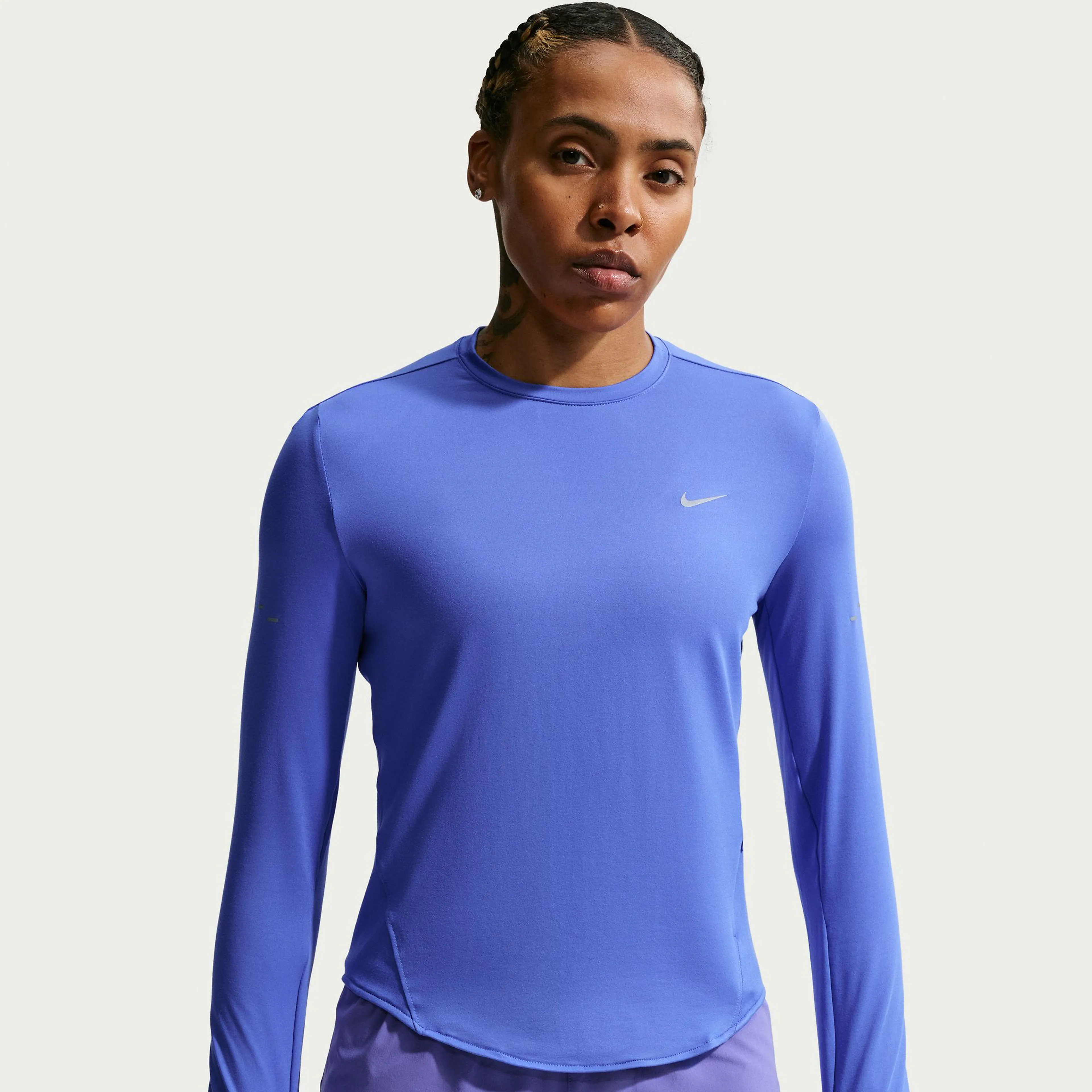 Swift Women's Dri-FIT UV Long-Sleeve Crew-Neck Running Top