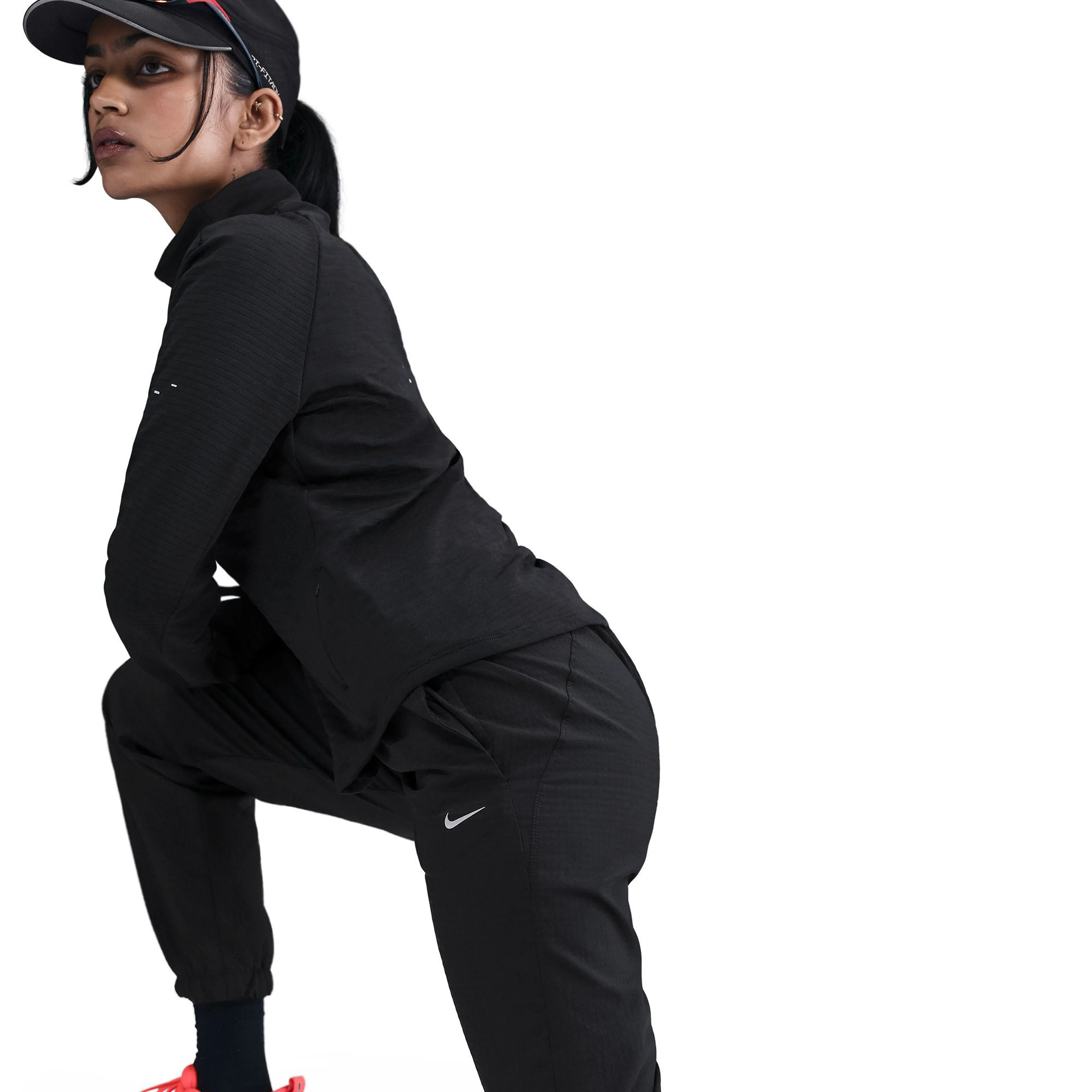 Tempo Warm Women's Dri-FIT Mid-Rise Full-Length Running Pants