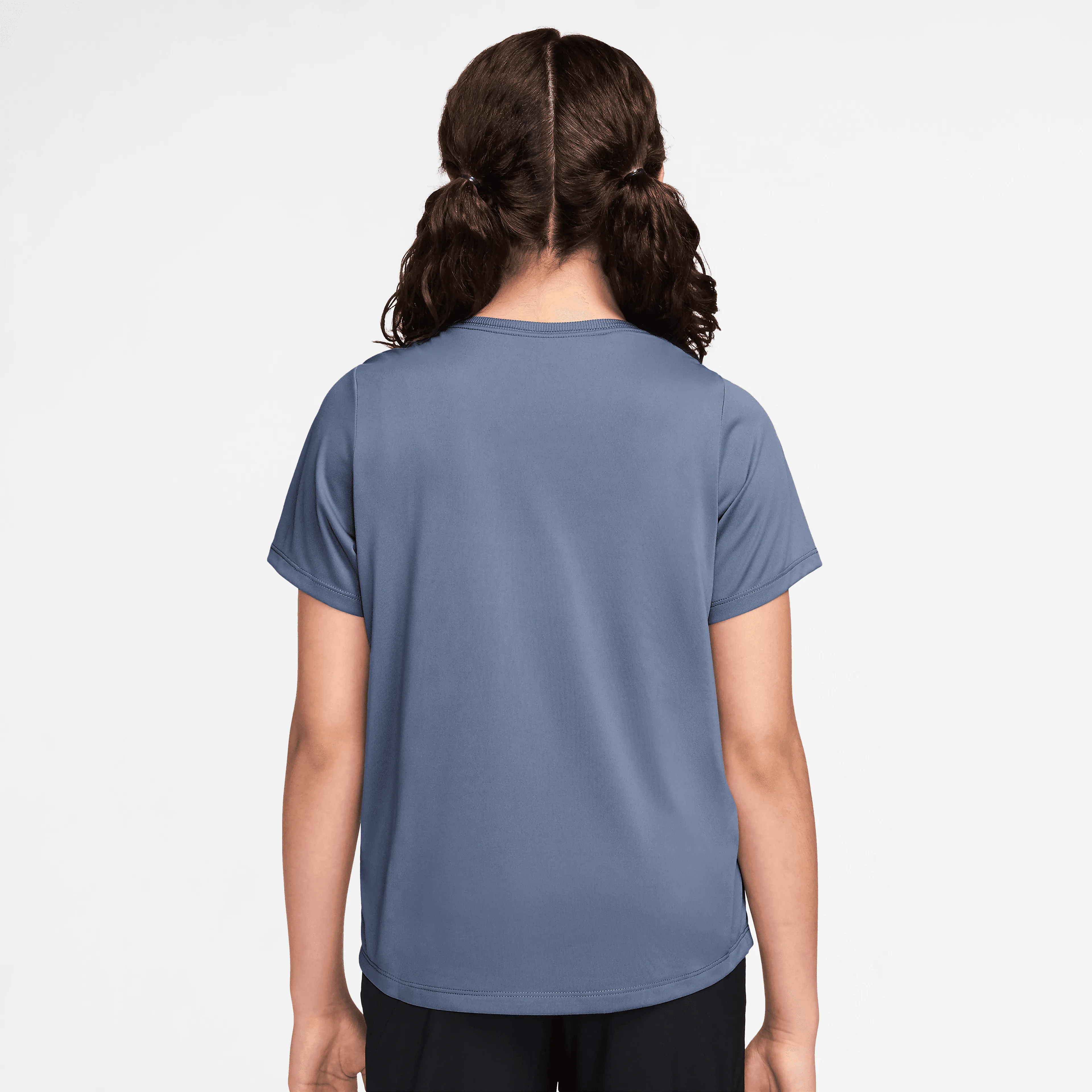 Nike One Fitted Big Kids' (Girls') Dri-FIT Short-Sleeve Top