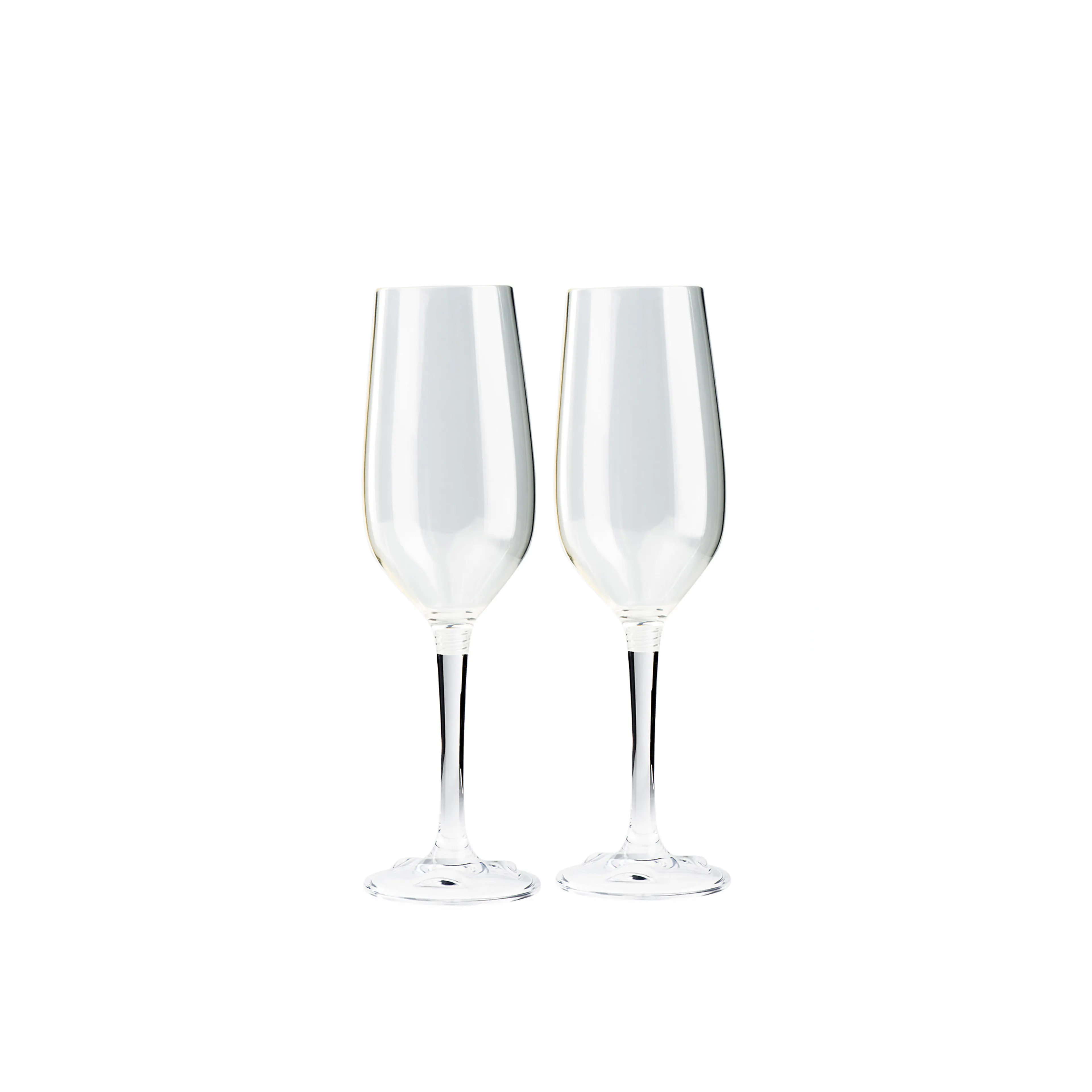 NESTING CHAMPAGNE FLUTE SET 2 PK