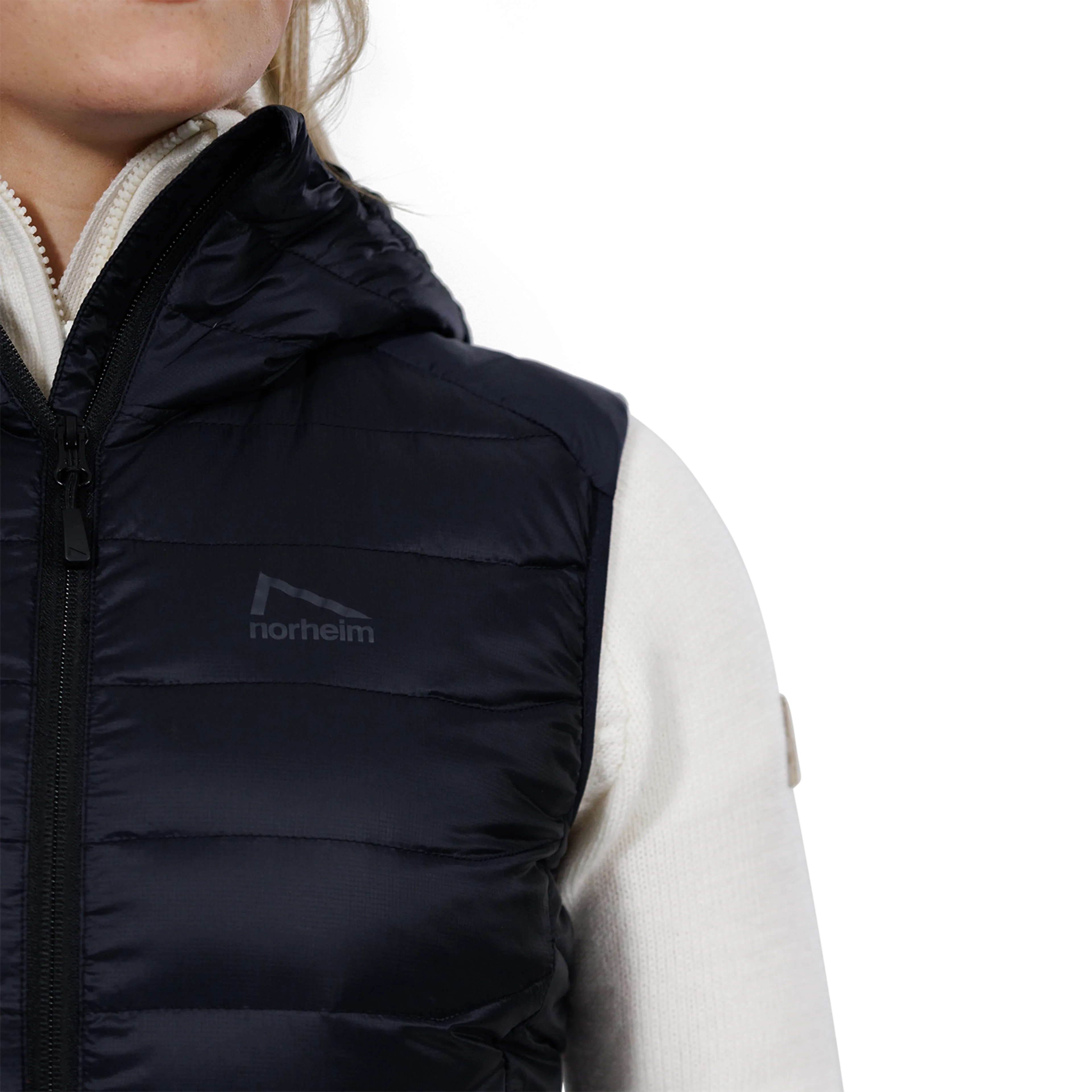 GRANITT PRO DUNVEST M/HETTE dame