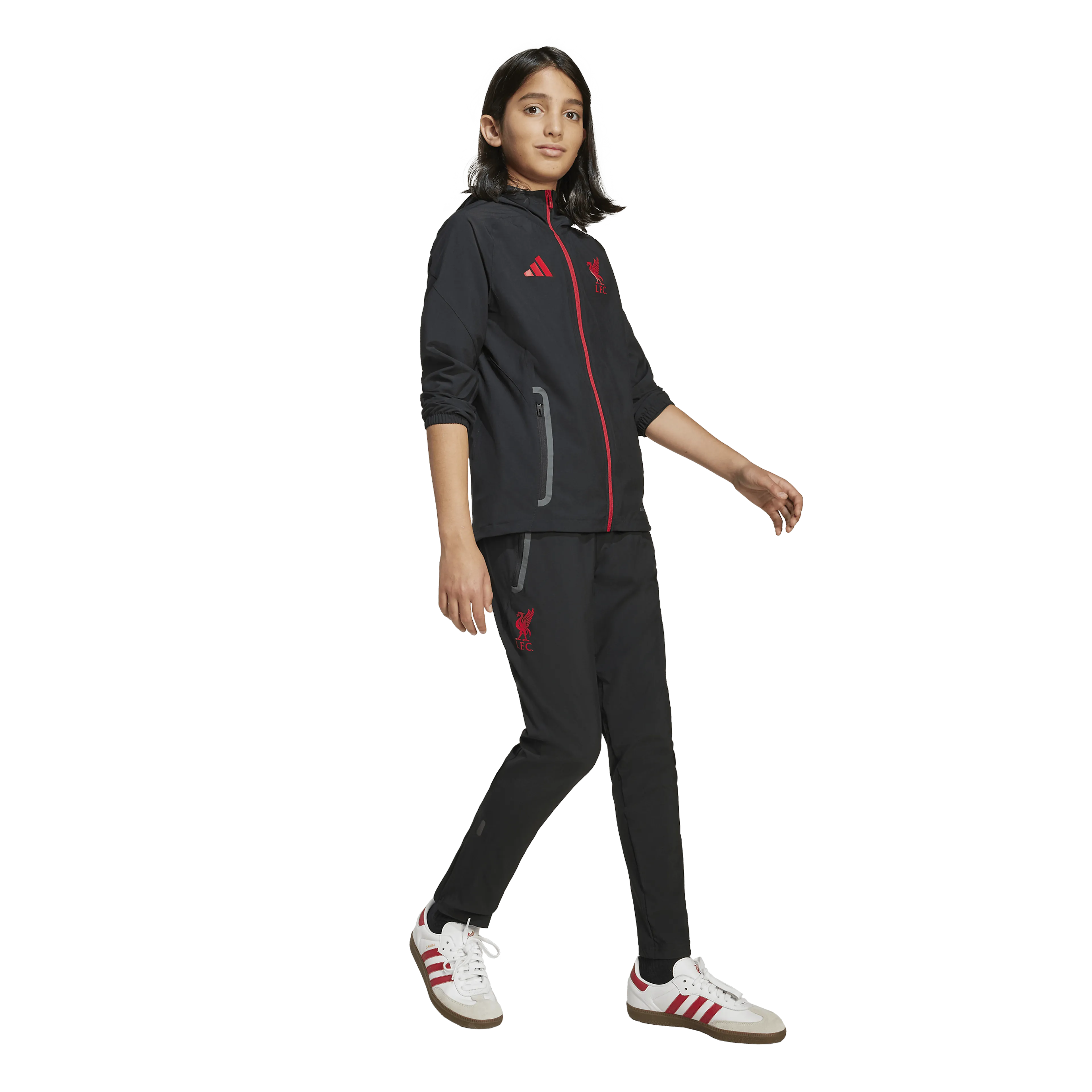 Liverpool FC Tiro 25 Competition Vis Tech Travel Jacket Junior