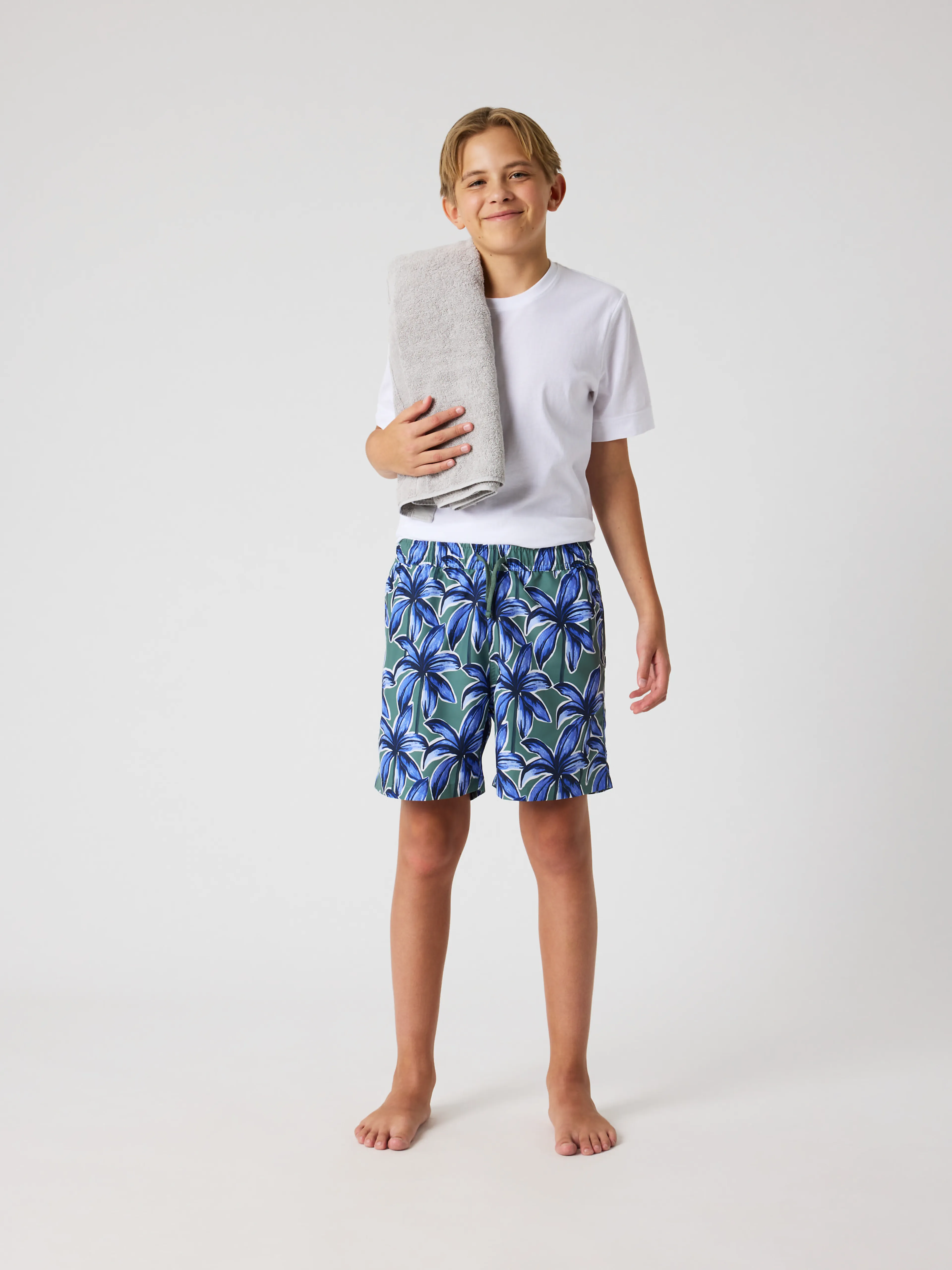 BORG PRINT SWIM SHORTS