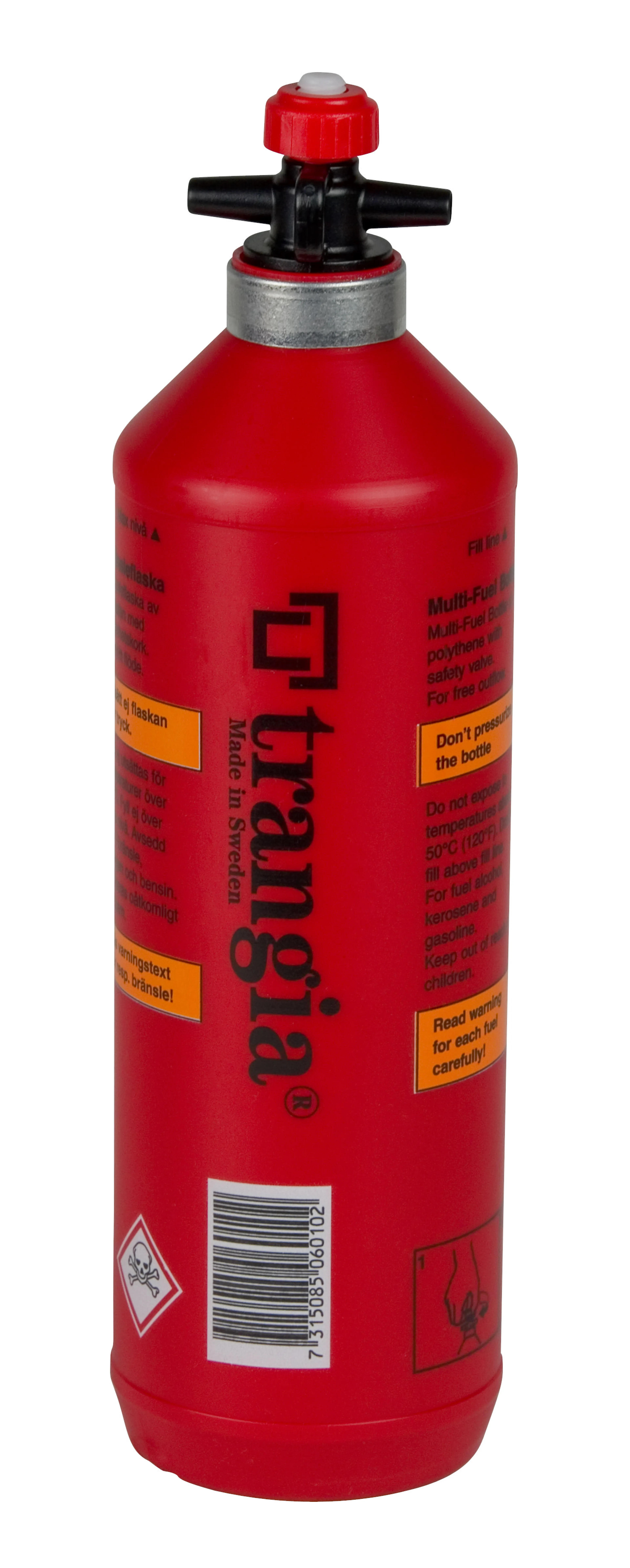 Brenselflaske m/sikkerhetskork 1 L