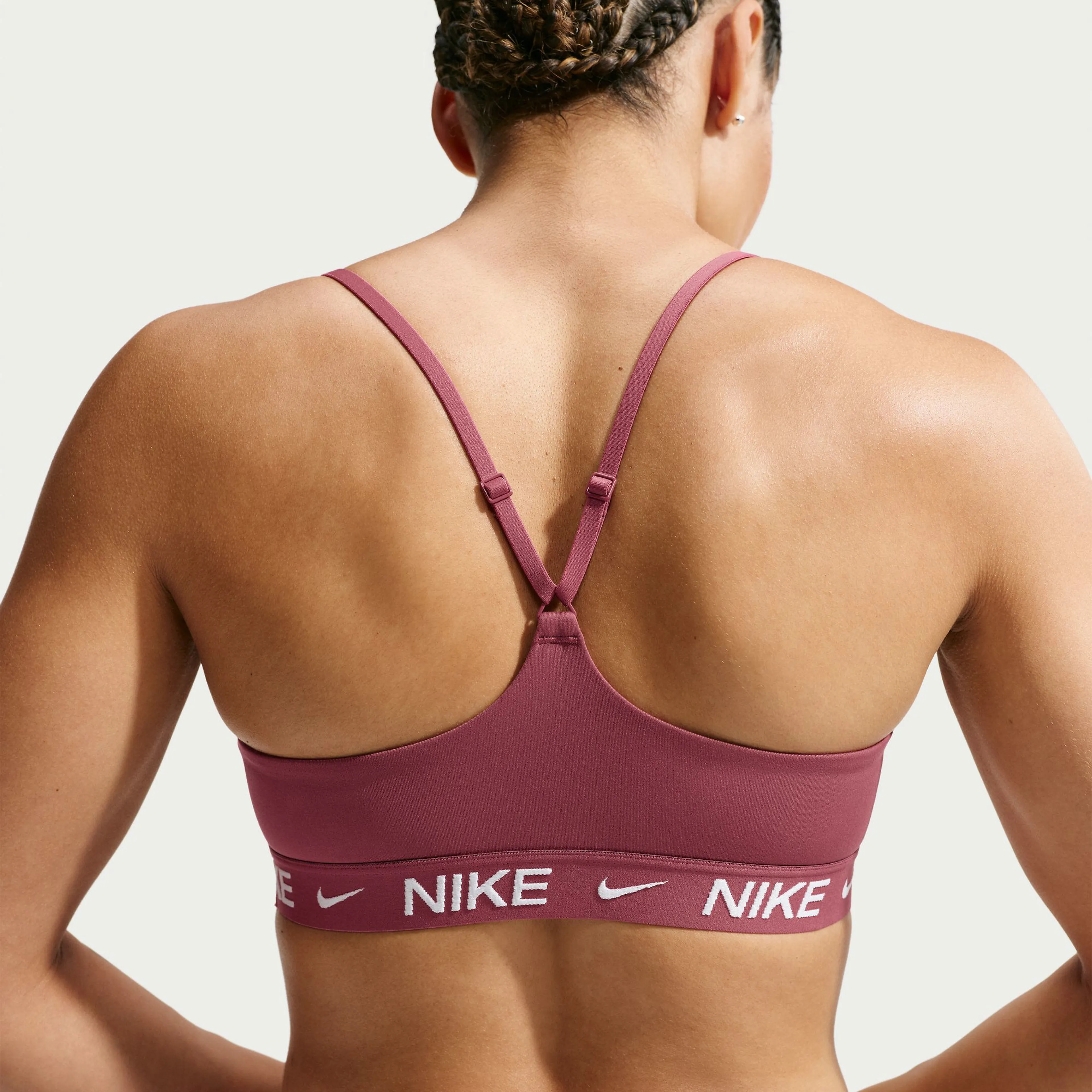 Indy Light Support Padded Adjustable Sports Bra