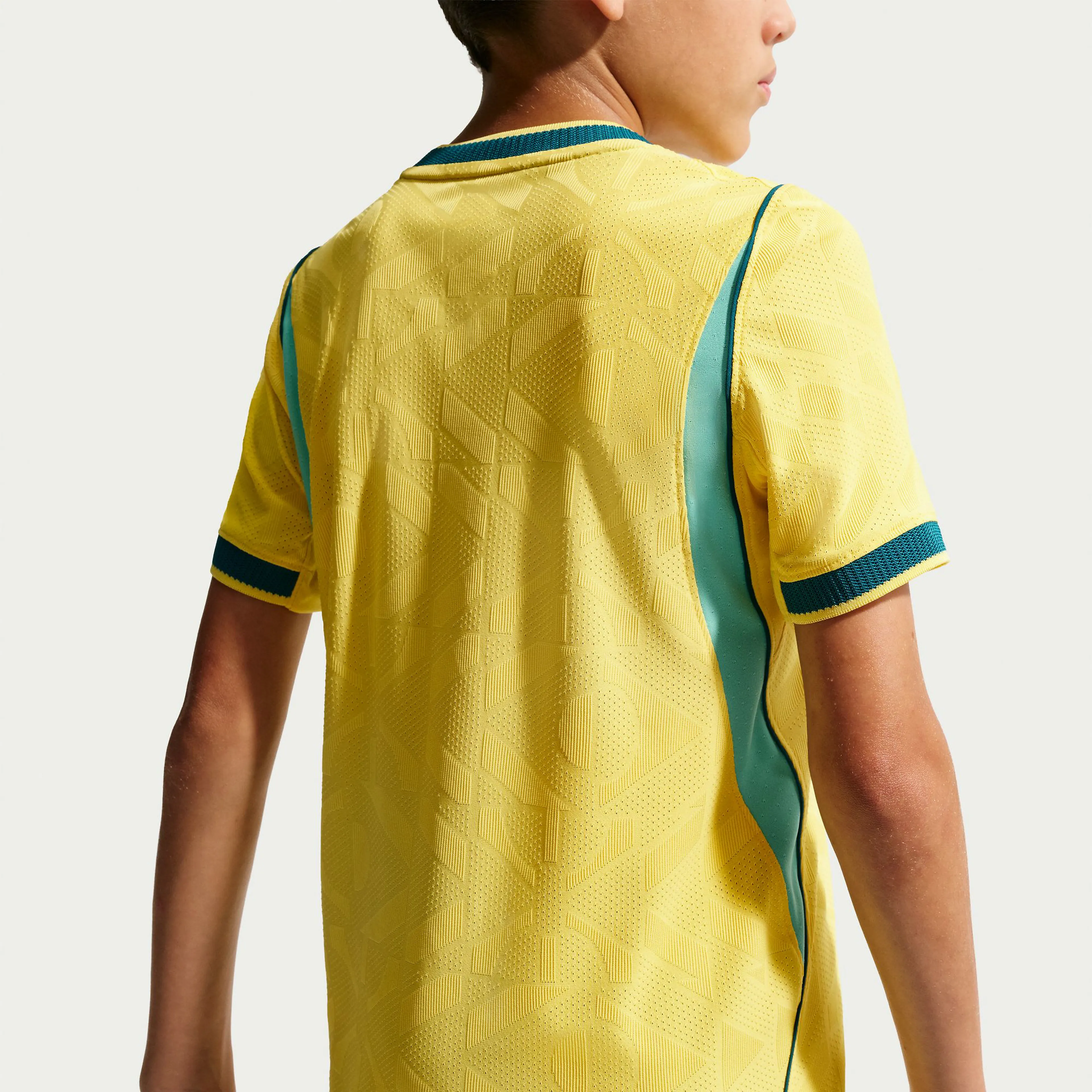 Brazil National Team 2026 Match Home Big Kids' Nike Aero-FIT Fotballtrøye