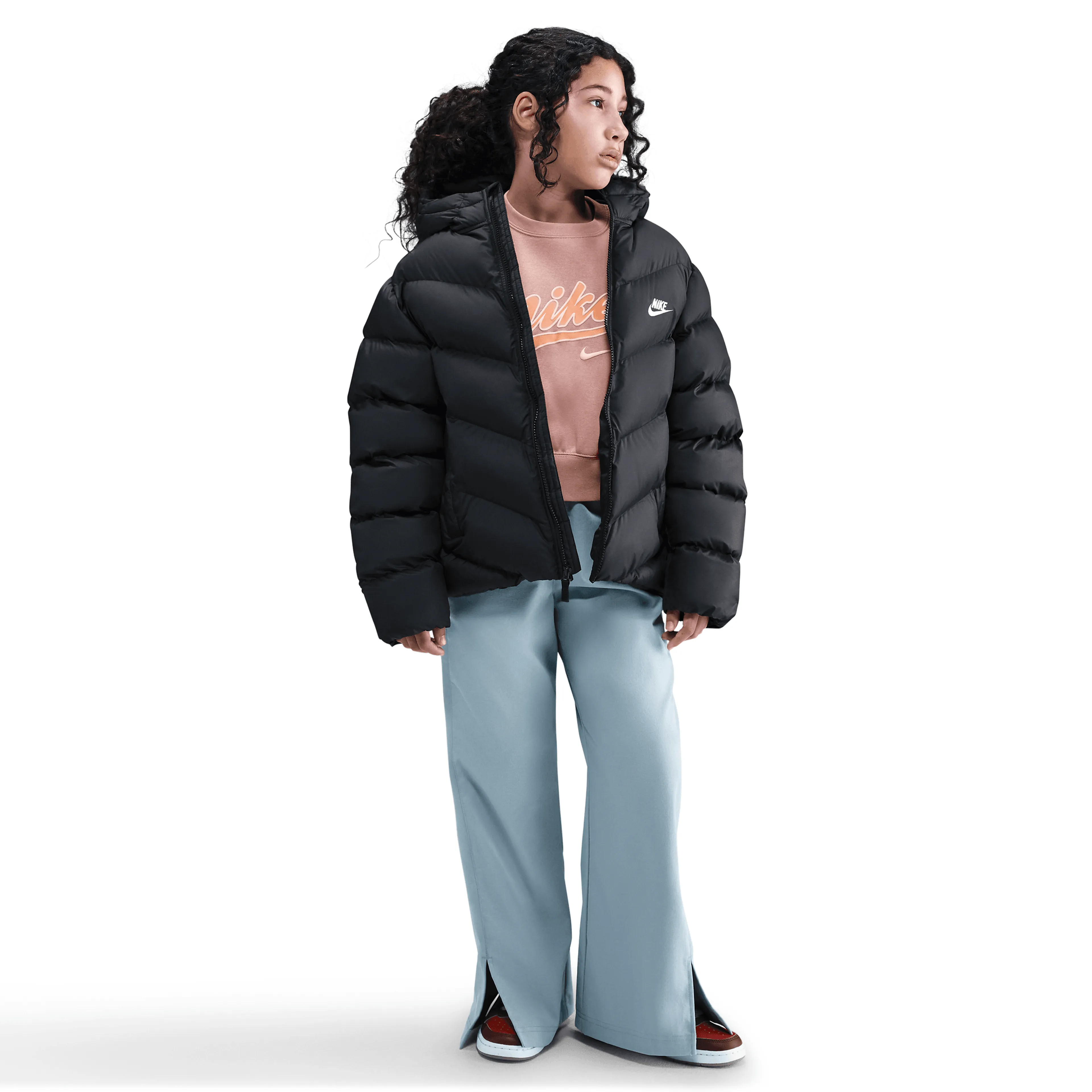 Sportswear All Day Play Big Kids' Therma-FIT Loose-Fit Puffer Jacket