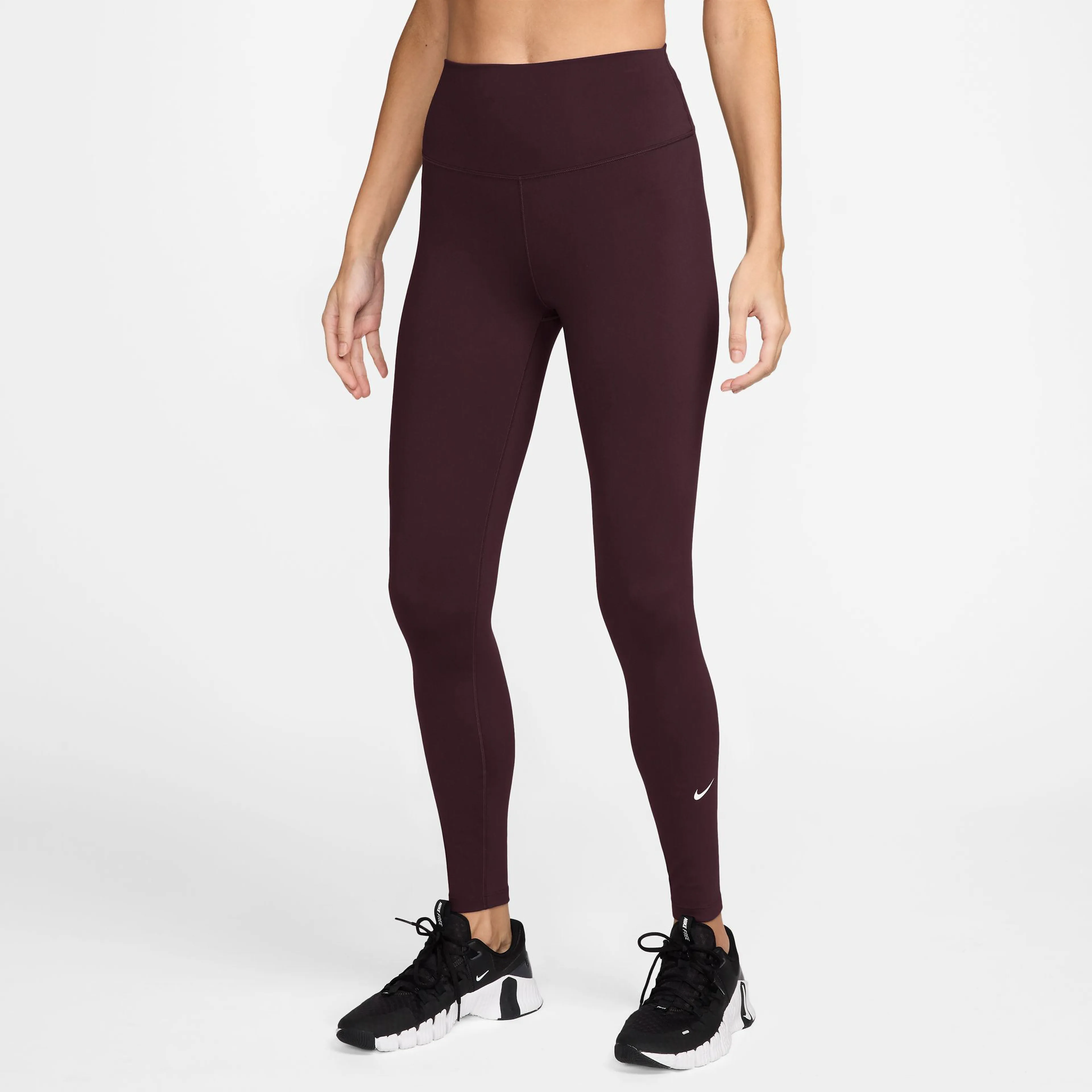 One Women's High-Waisted Full-Length Leggings