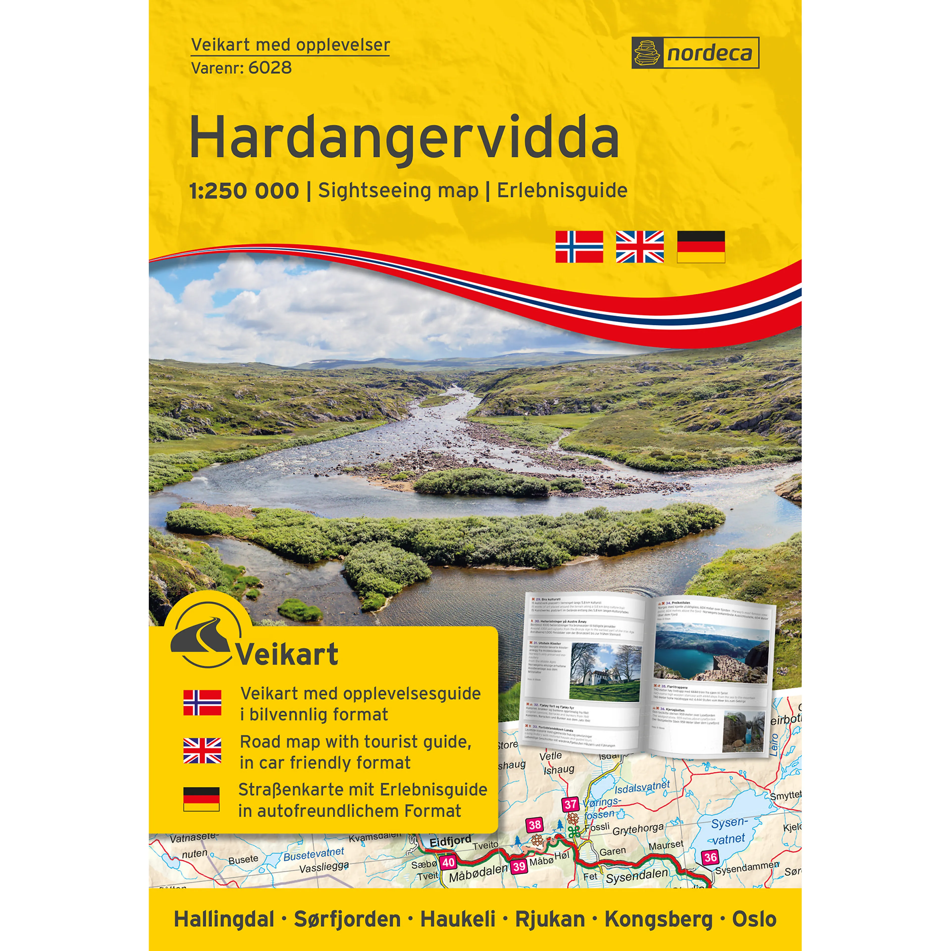 Hardangervidda m/hefte Hardangervidda m/hefte