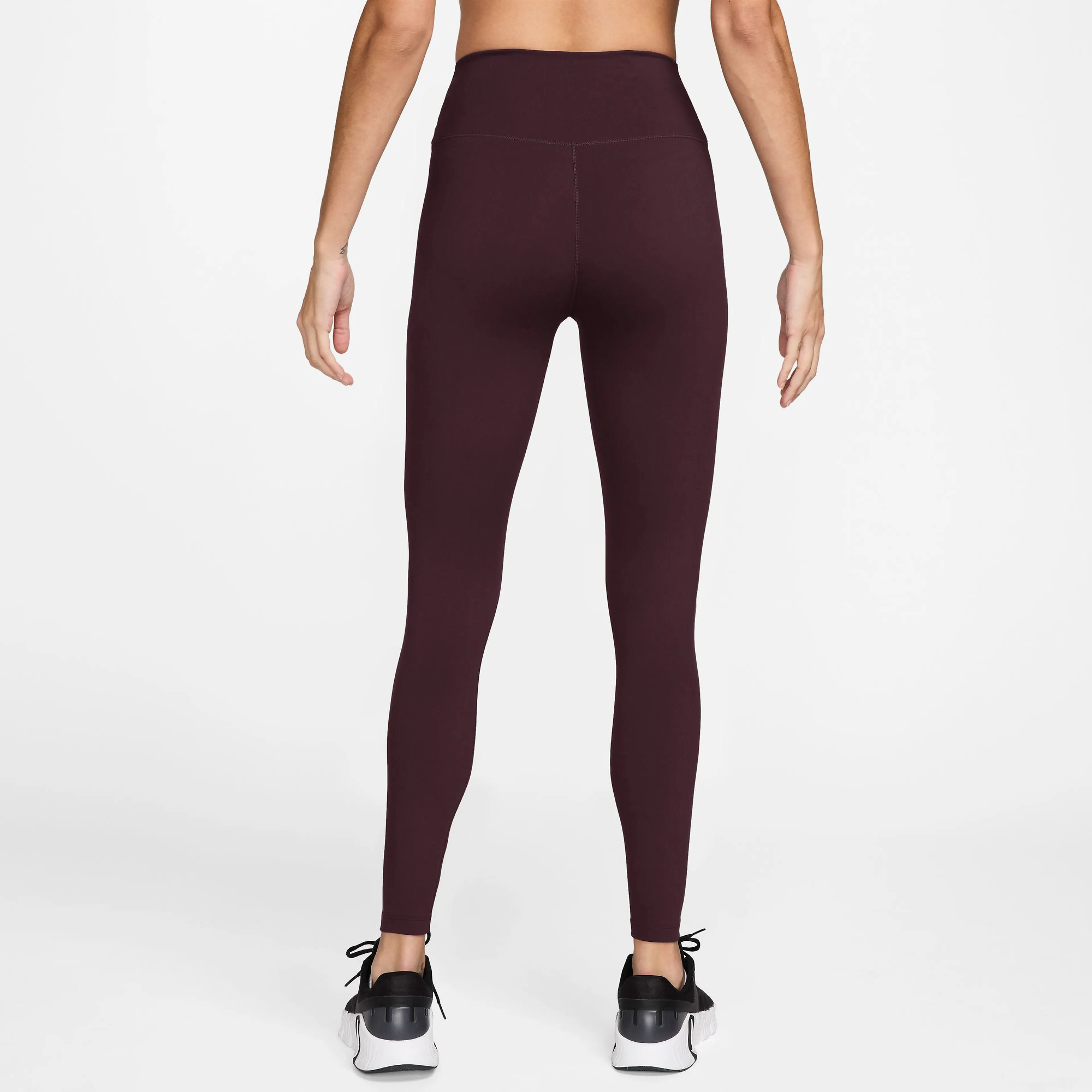 One Women's High-Waisted Full-Length Leggings
