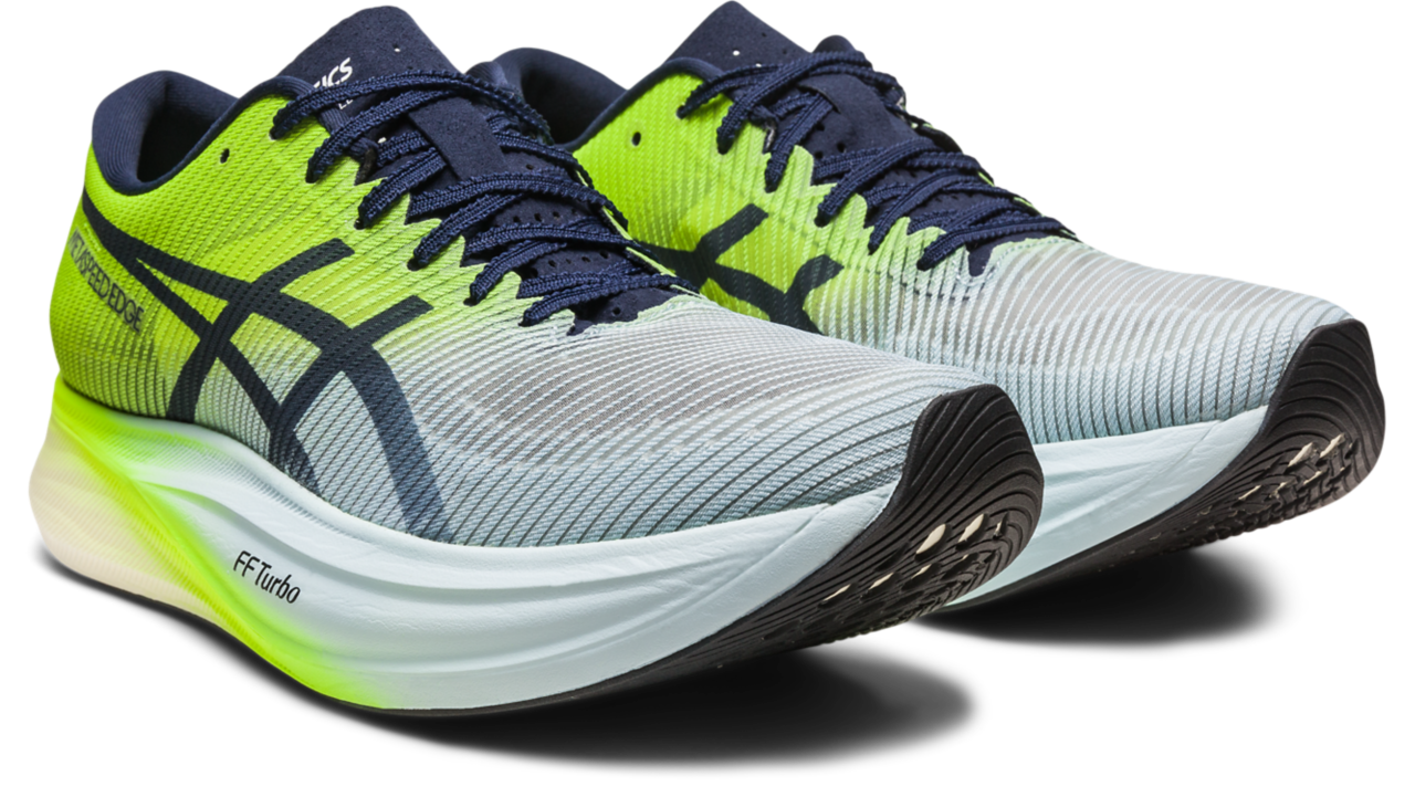 ASICS SPEED EDGE ＋ ASICS Metaspeed Edge+ SKY/HAZARD GREEN Unisex | Løplabbet.no