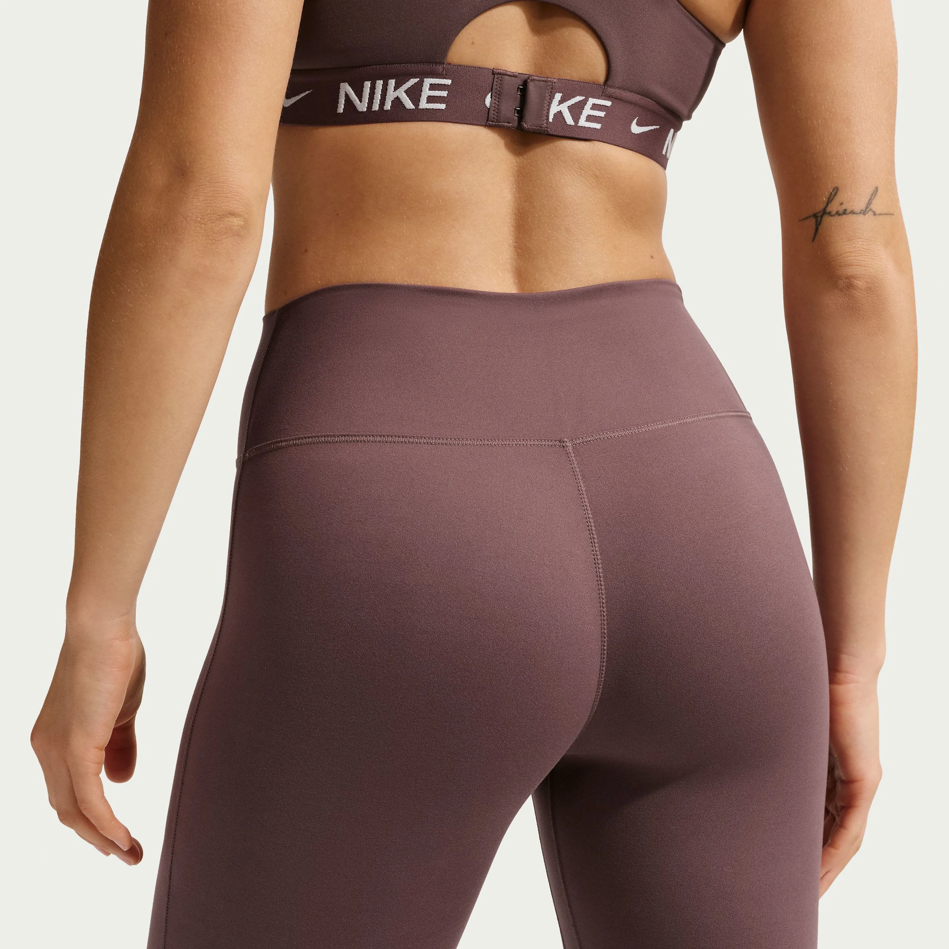 One Women's High-Waisted Flared Leggings