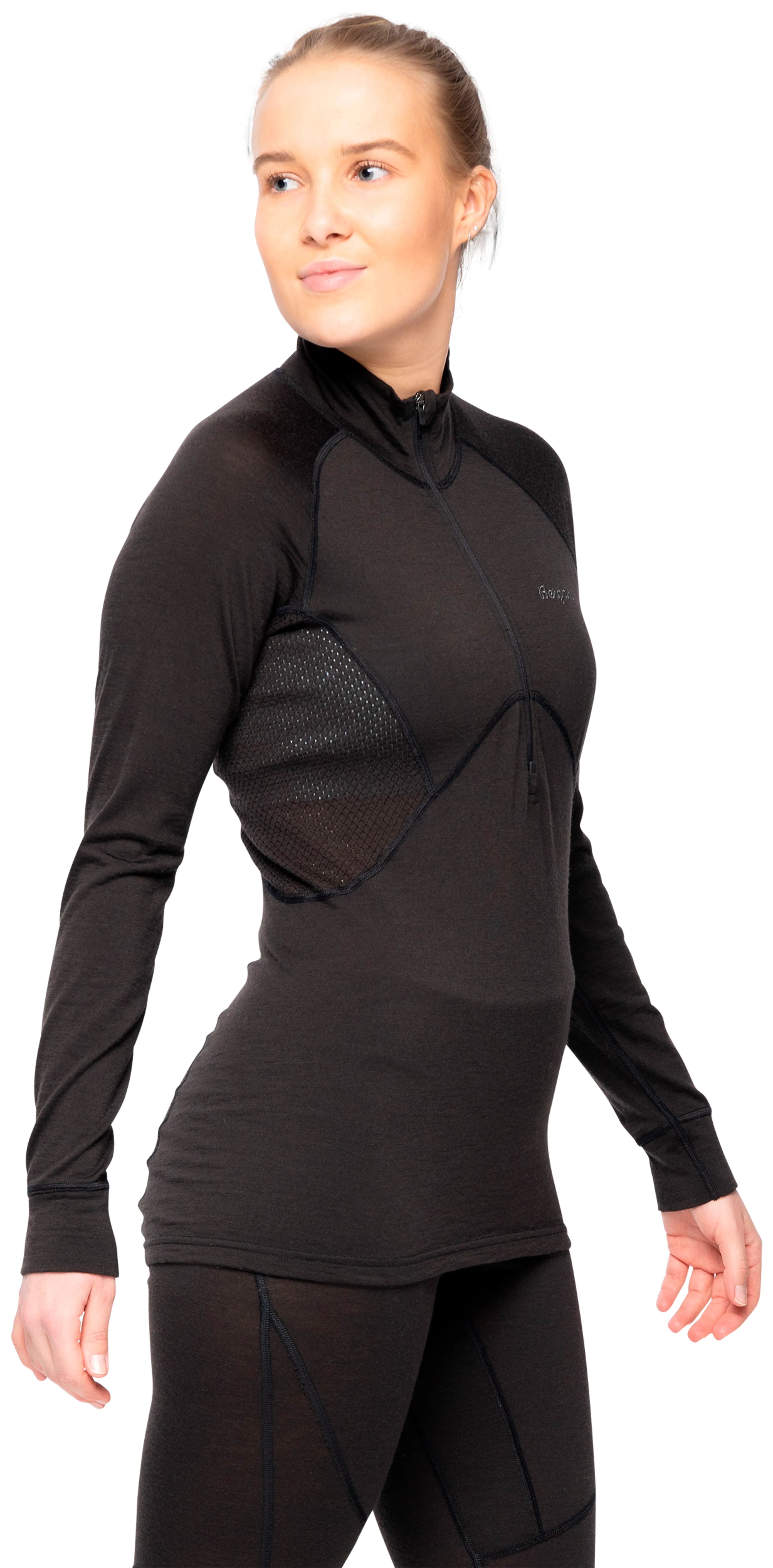 Inner:Pure Merino Half Zip Women