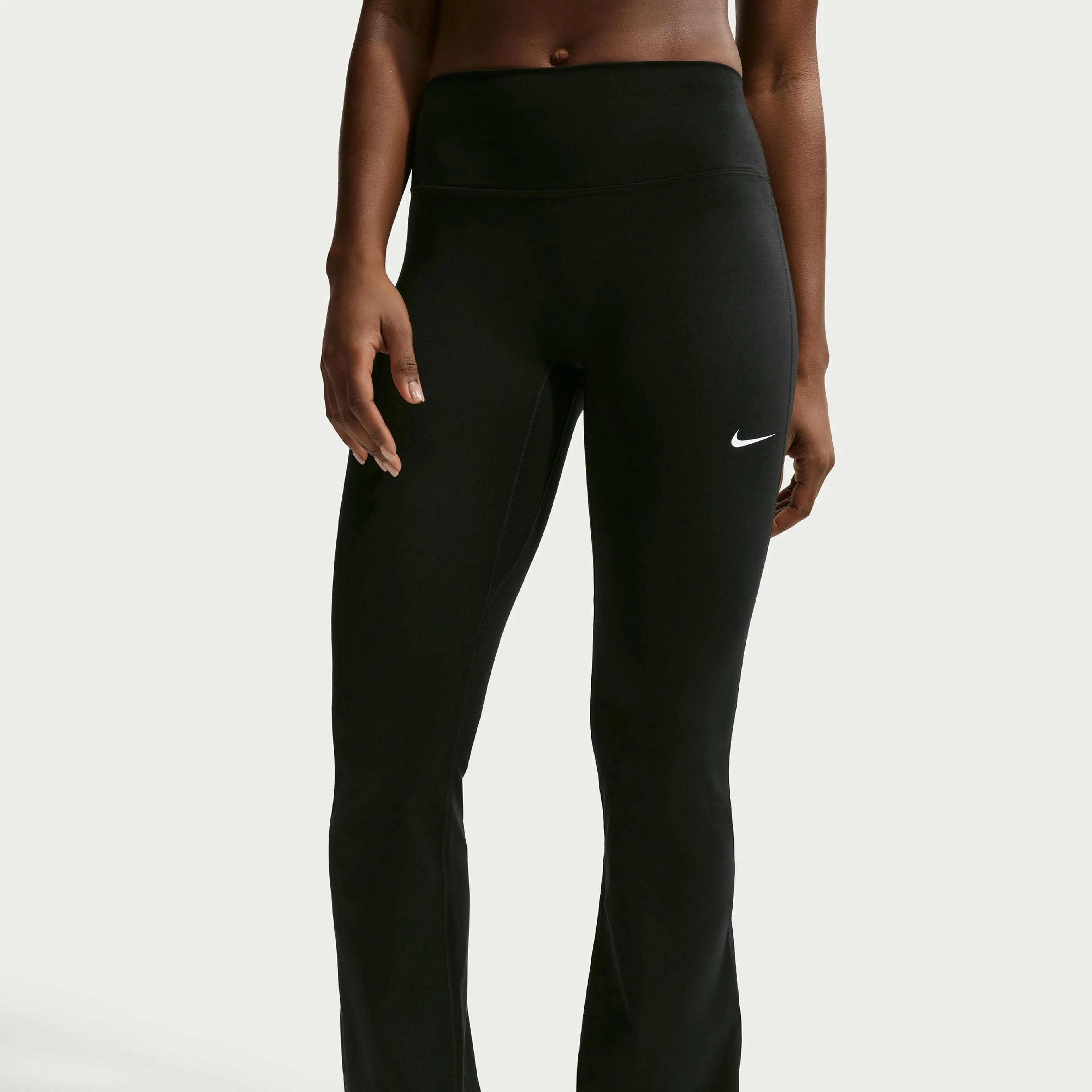 One Women's High-Waisted Flared Leggings