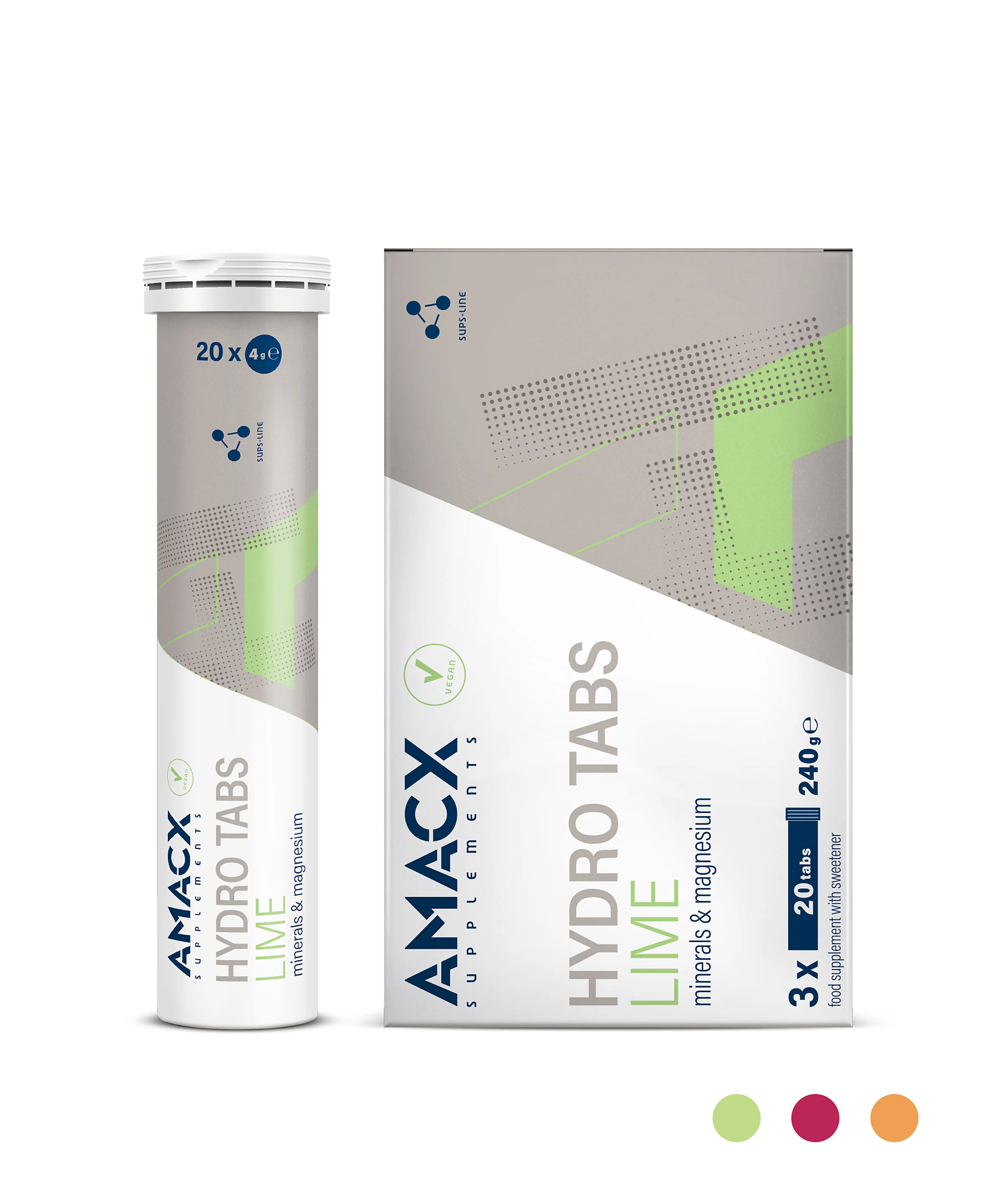 Hydro brustabletter Lime – 3 PK