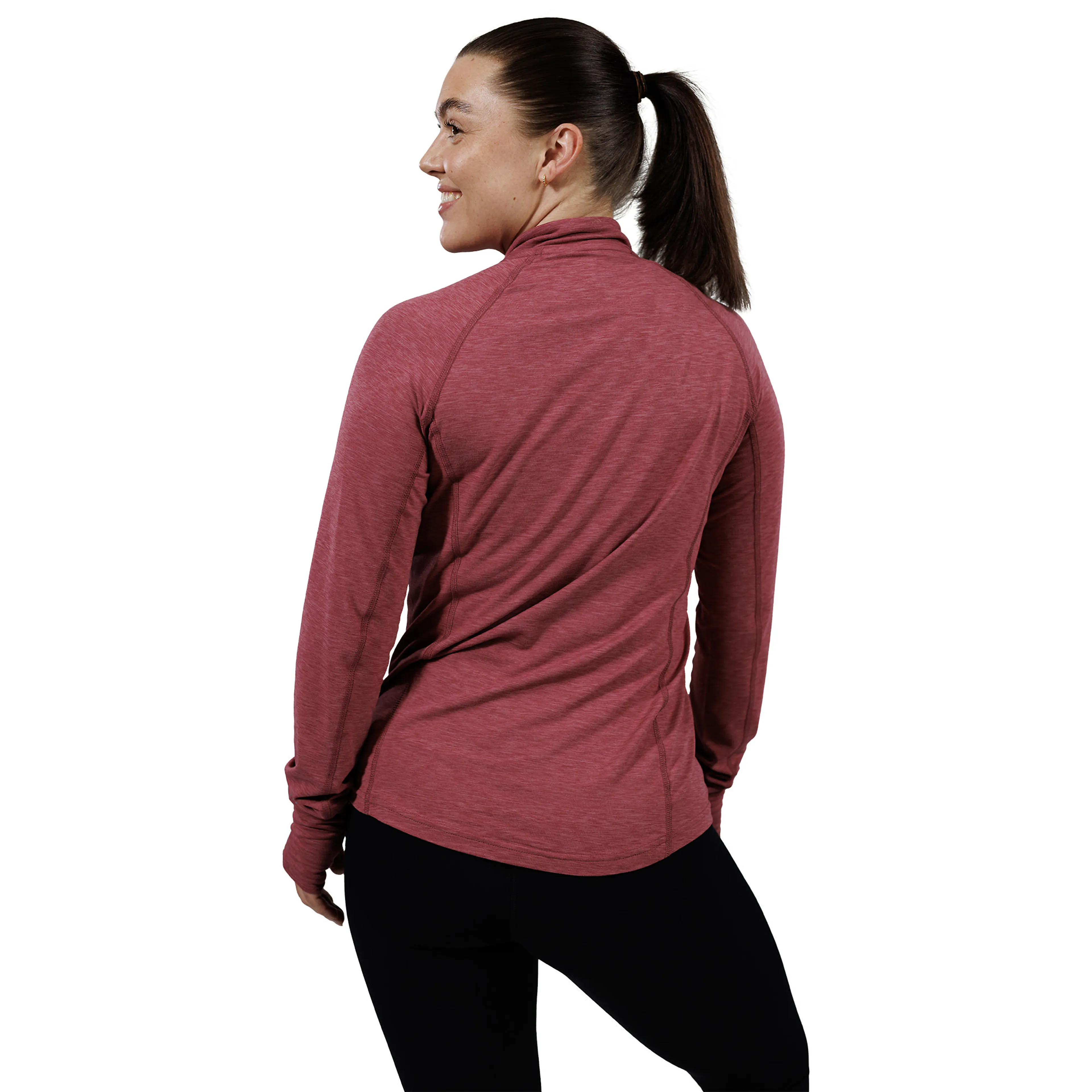 Wolling Melange Performance Midlayer Dame