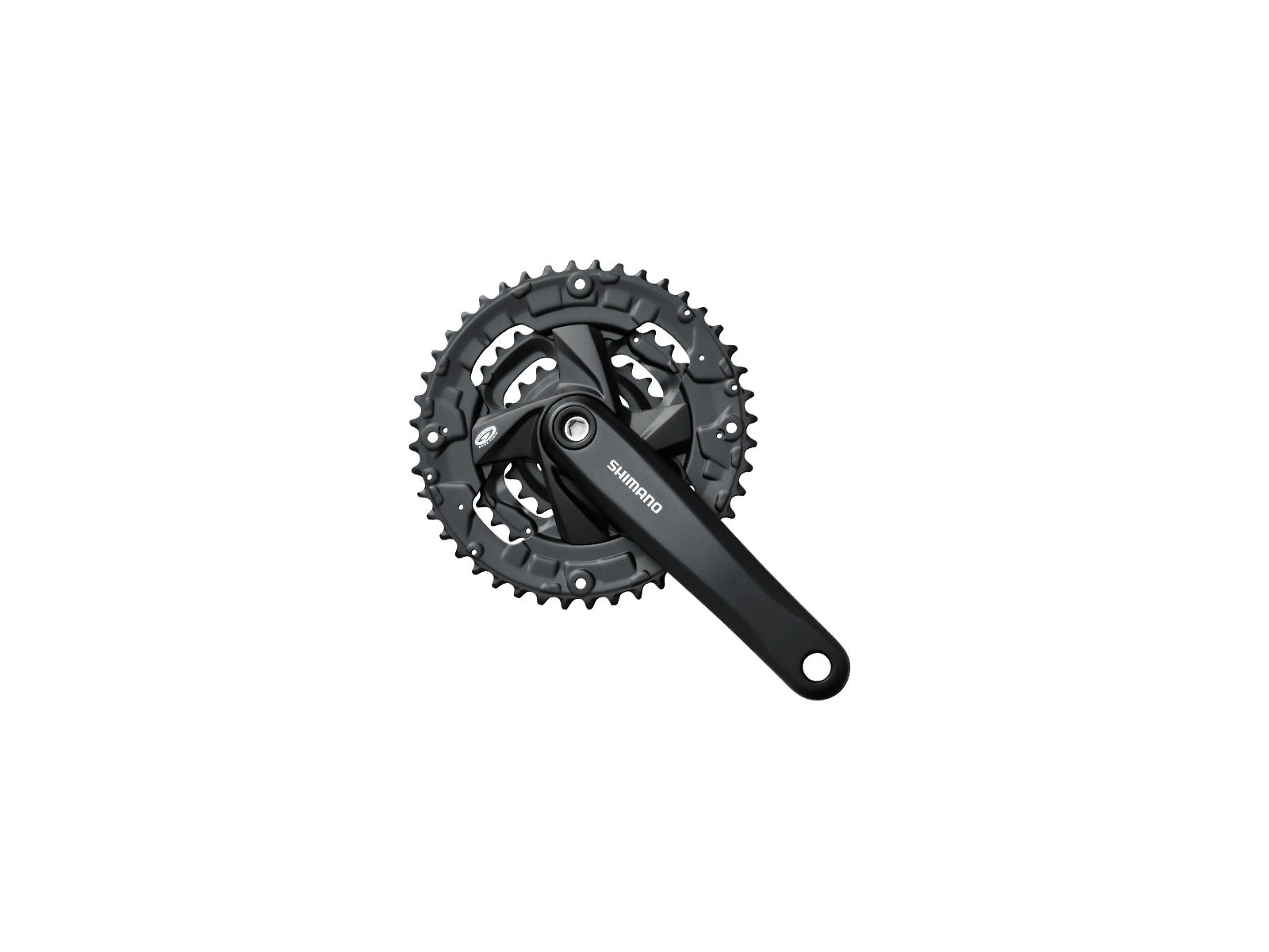 Kranksett Altus 175 48T svart 9-delt for 123mm firkantakslin