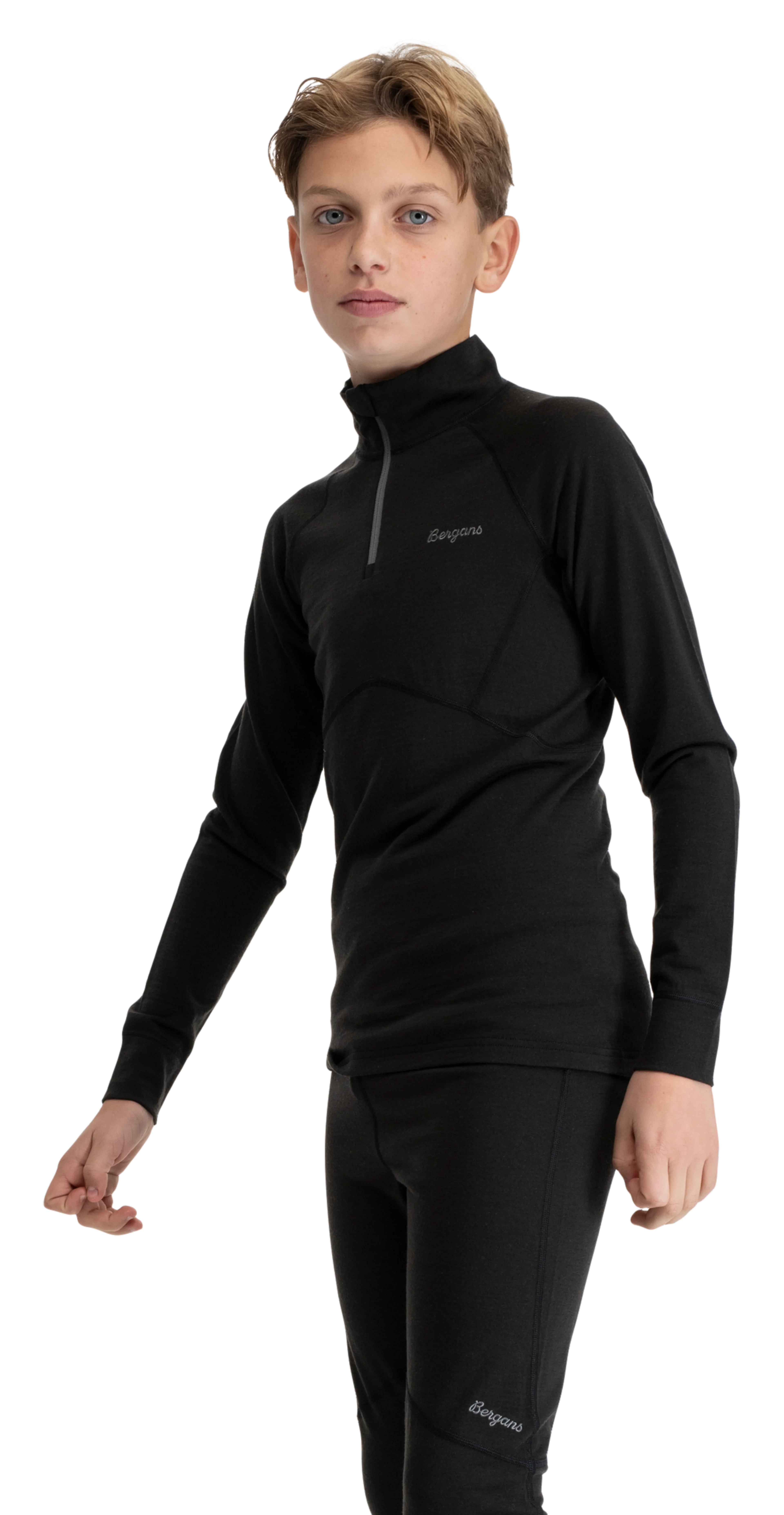 Inner:Pure Merino Youth Half Zip